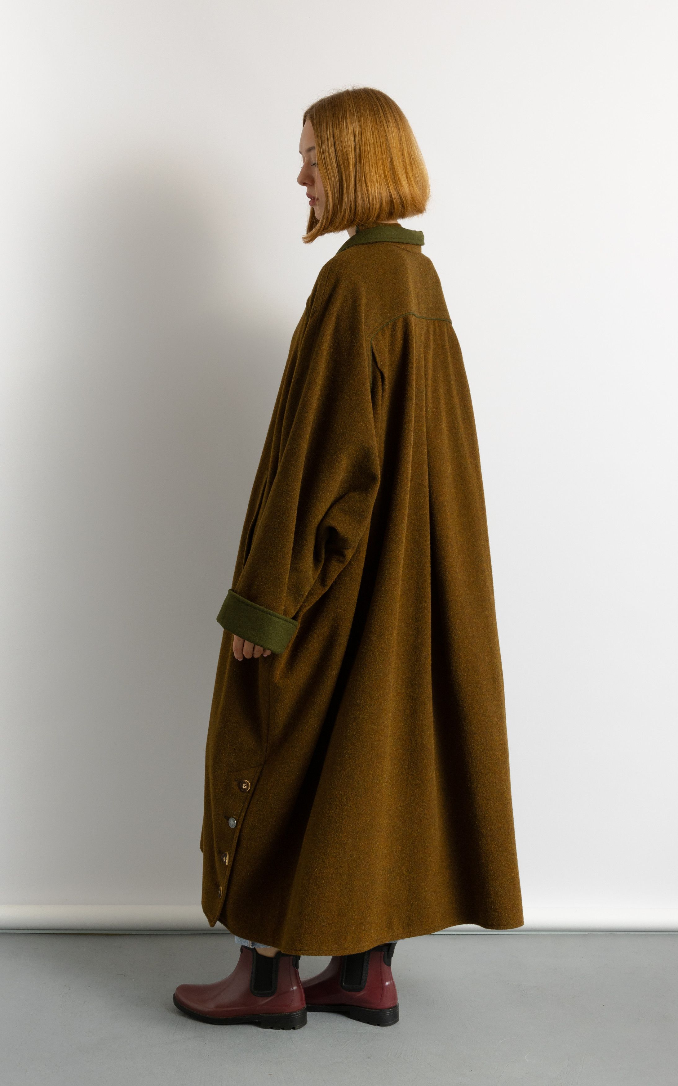 Vintage Tyrol Dirndl Bavarian Long Sleeve Midi Coat Cape 7903 Size ONE SIZE - 4 Thumbnail