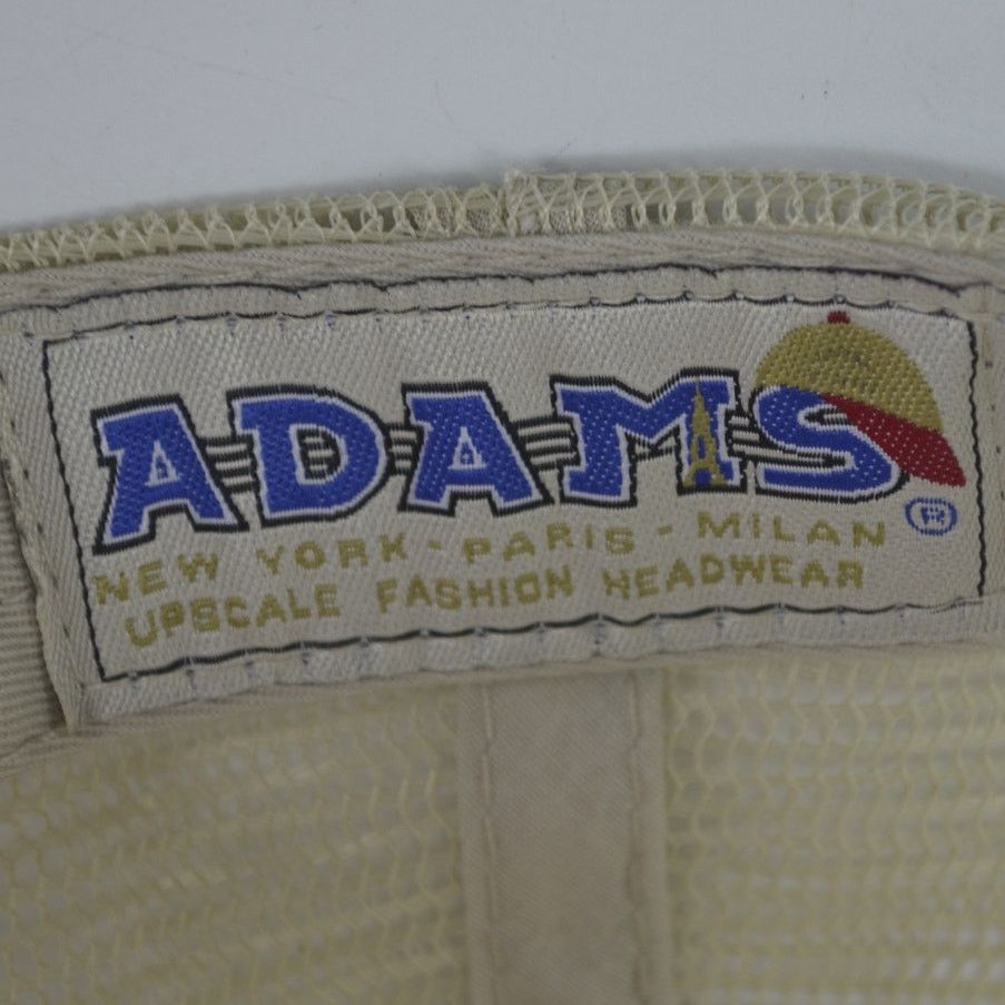 Adams Adams Salty Coral Tan Baseball Distressed Trucker Hat OS Size ONE SIZE - 3 Thumbnail