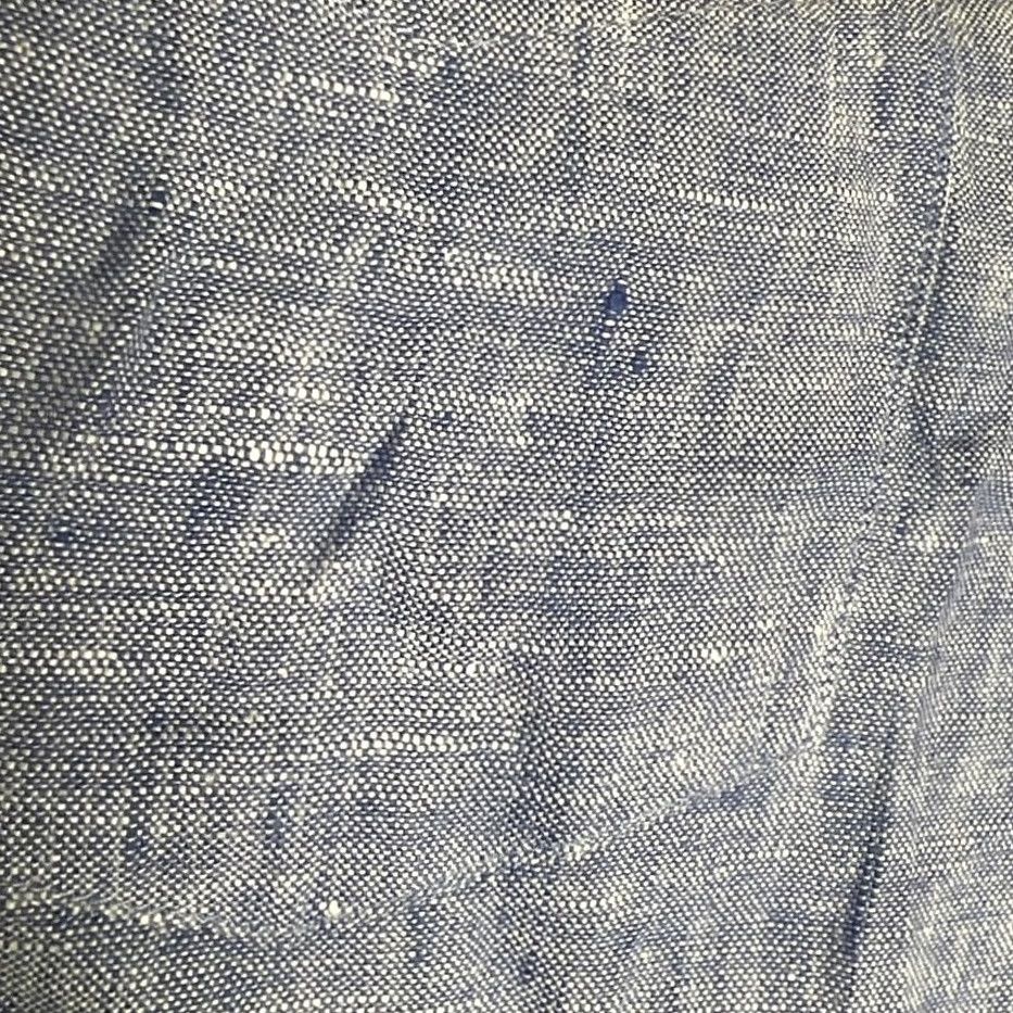 UNTUCKit UNTUCKit L Blue Button Down Valente 100% Linen Mens Size US L / EU 52-54 / 3 - 8 Thumbnail