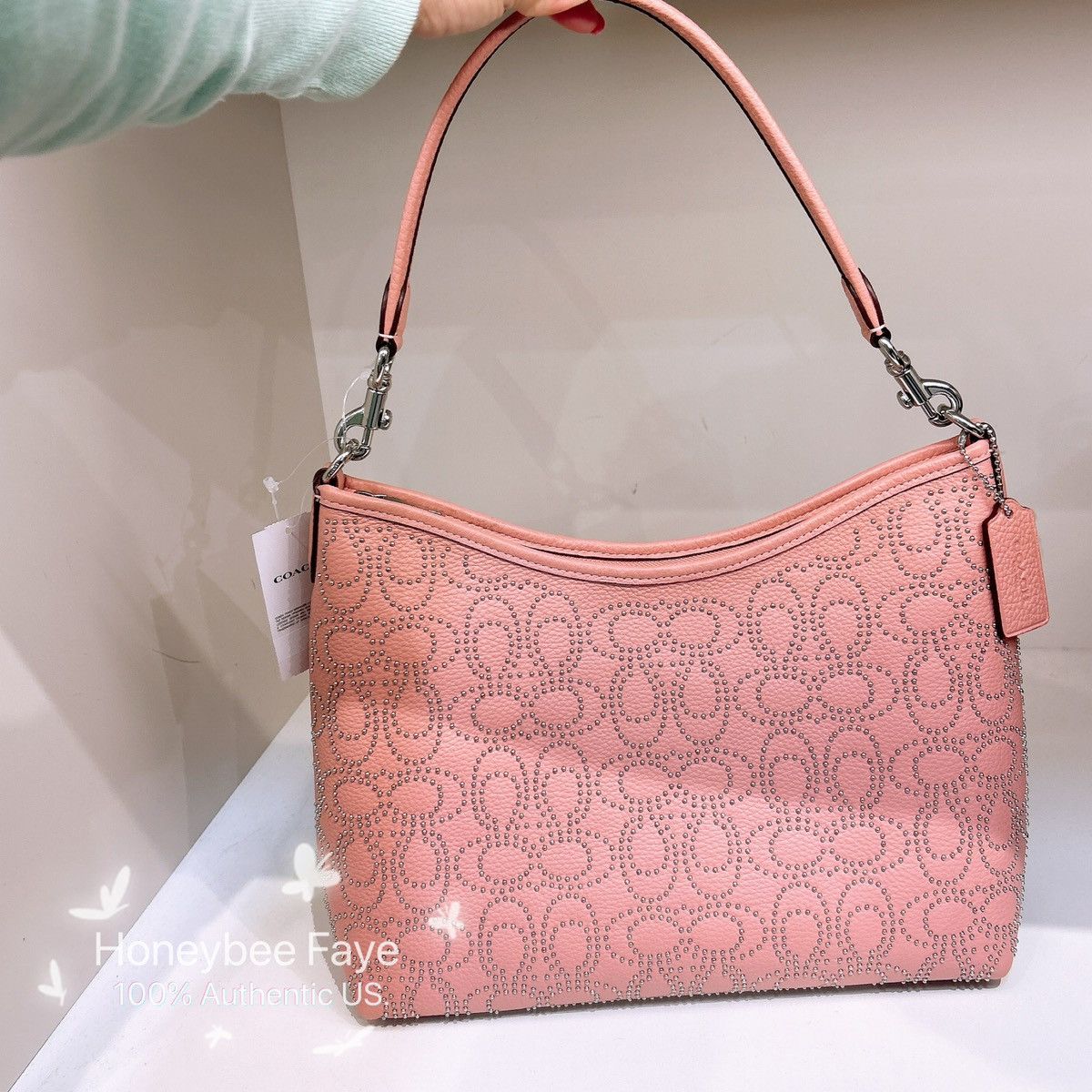 Coach Laurel Shoulder Bag With Signature Rivets CX258 Size ONE SIZE - 2 Thumbnail