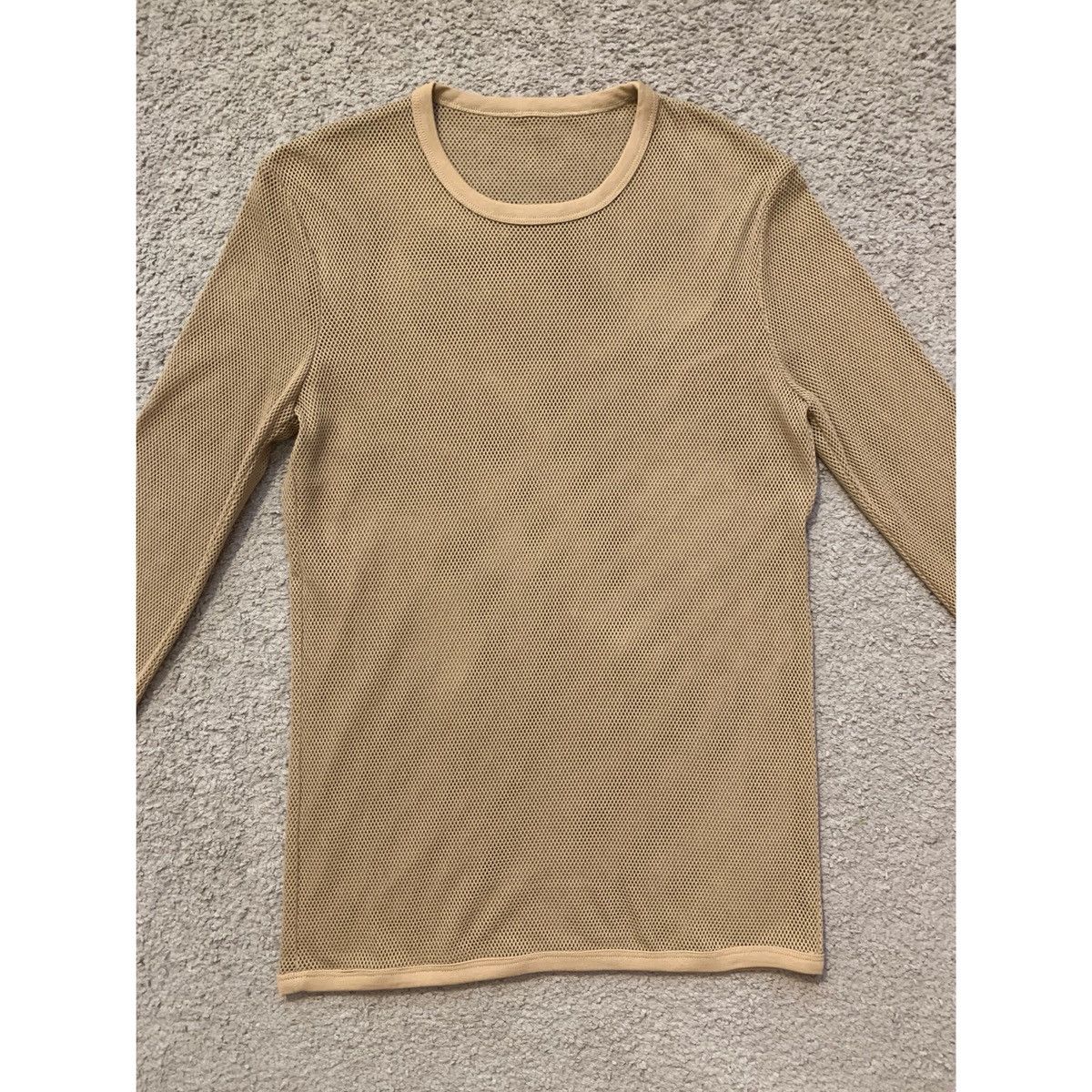Helmut Lang HELMUT LANG BROWN LOGO MESH TOP Size US M / EU 48-50 / 2 - 23 Thumbnail