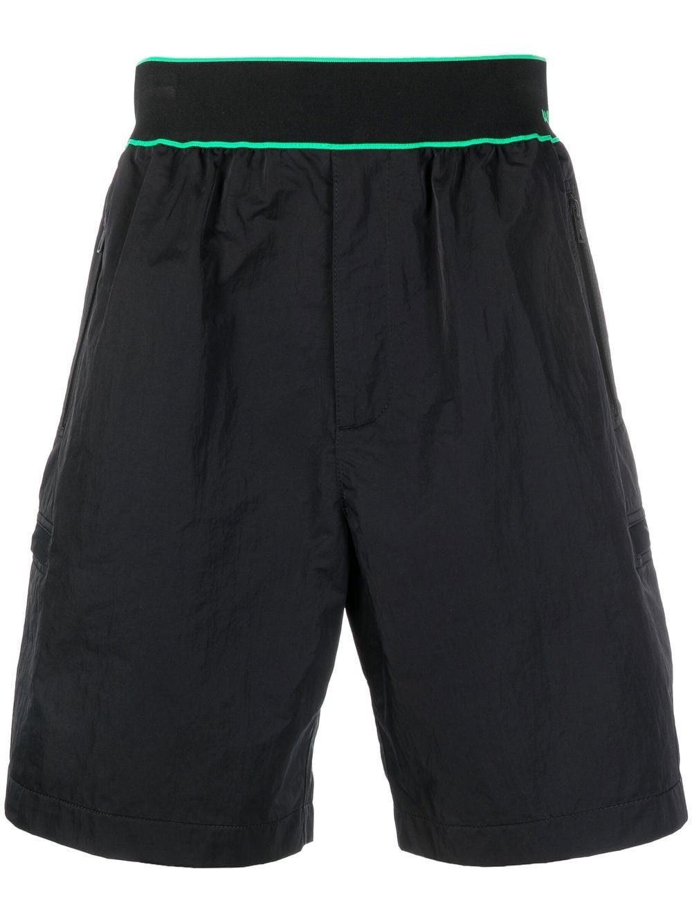 Bottega Veneta BOTTEGA VENETA black nylon bermuda track shorts Large q Size US 34 / EU 50 - 2 Thumbnail