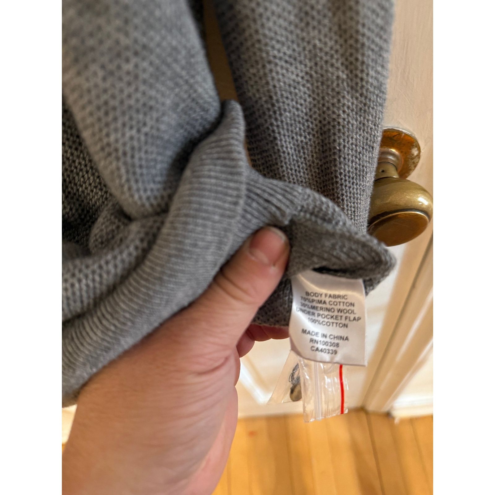 Peter Millar Peter Millar Gray Qtr Zip Pull-Over Size Large Size US L / EU 52-54 / 3 - 6 Thumbnail