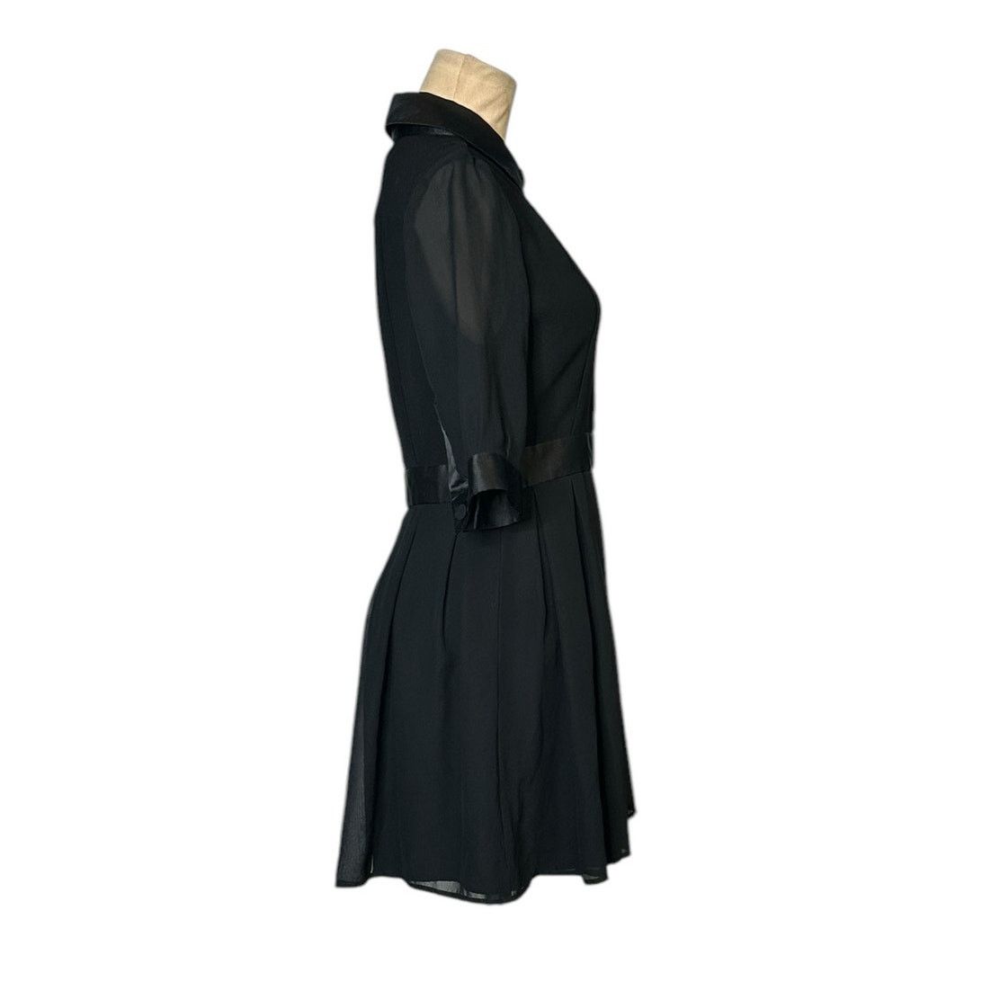 Jonathan Saunders Jonathan Saunders chiffon and satin mini shirt dress size 7 Size M / US 6-8 / IT 42-44 - 9 Thumbnail