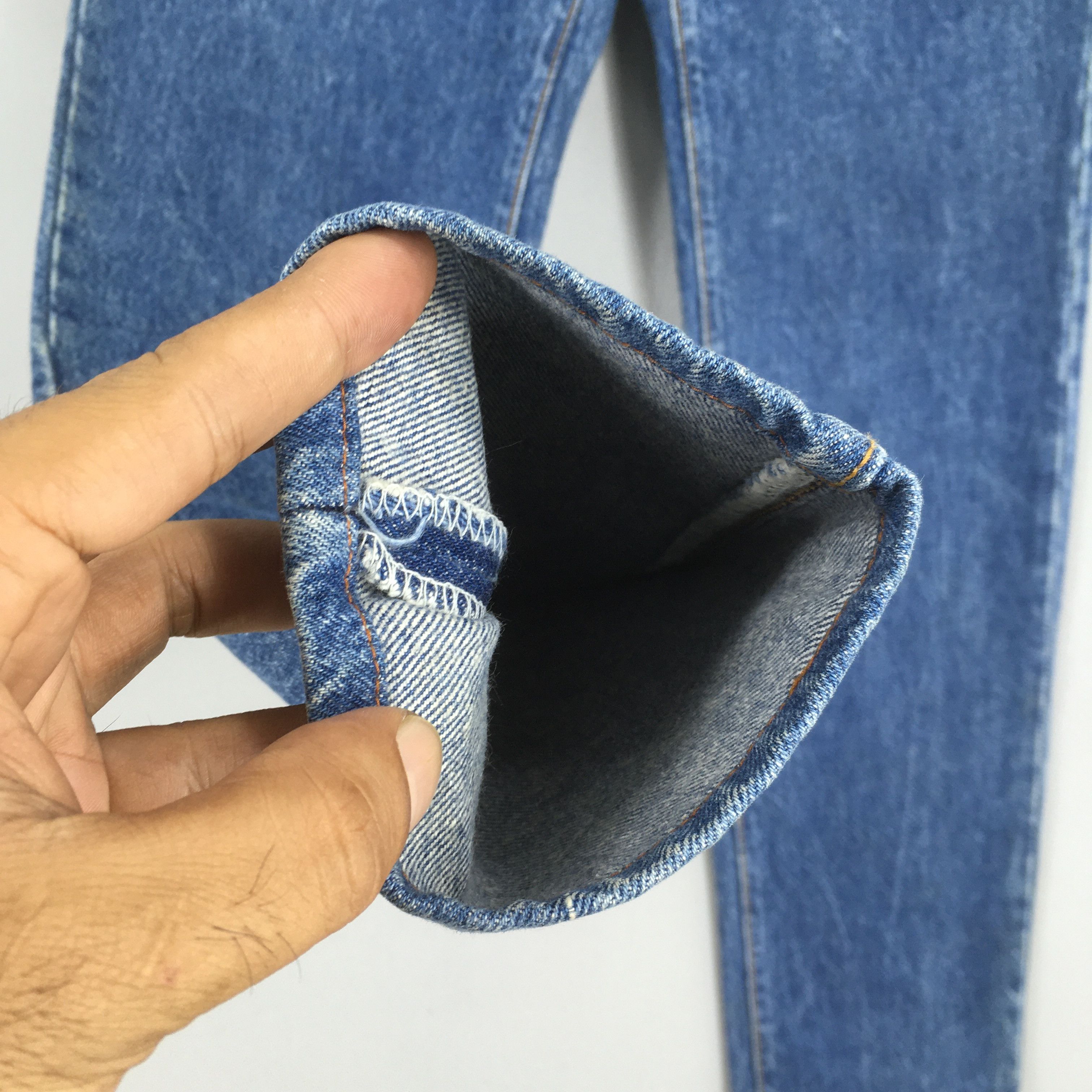 Levi's Size 23x30 Vintage 90s Levi's 501 Dark Blue Jeans S1873 Size 23" - 4 Thumbnail