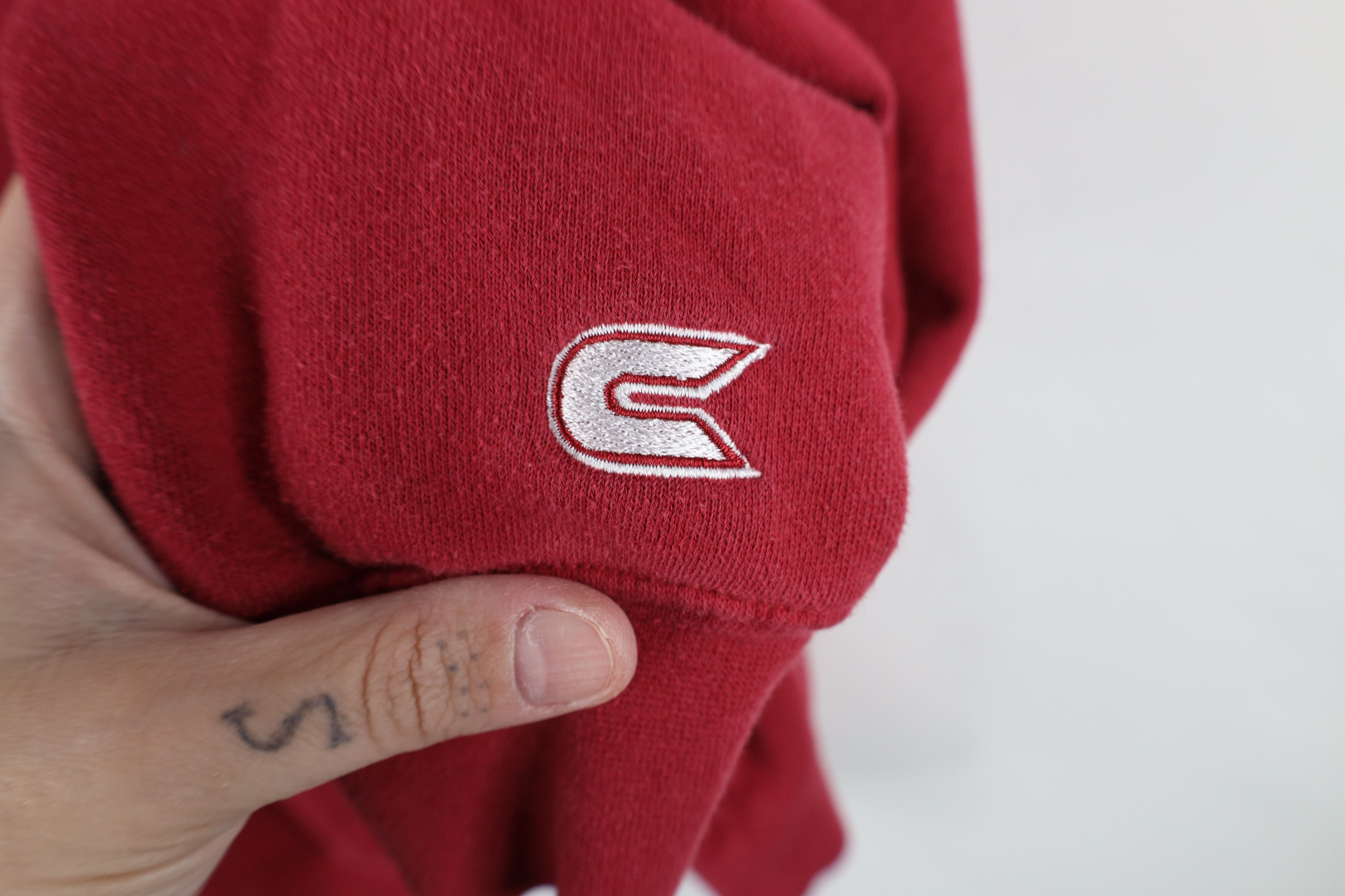 Vintage Vintage Spell University of Alabama Hoodie Sweatshirt Red Size US XL / EU 56 / 4 - 4 Thumbnail