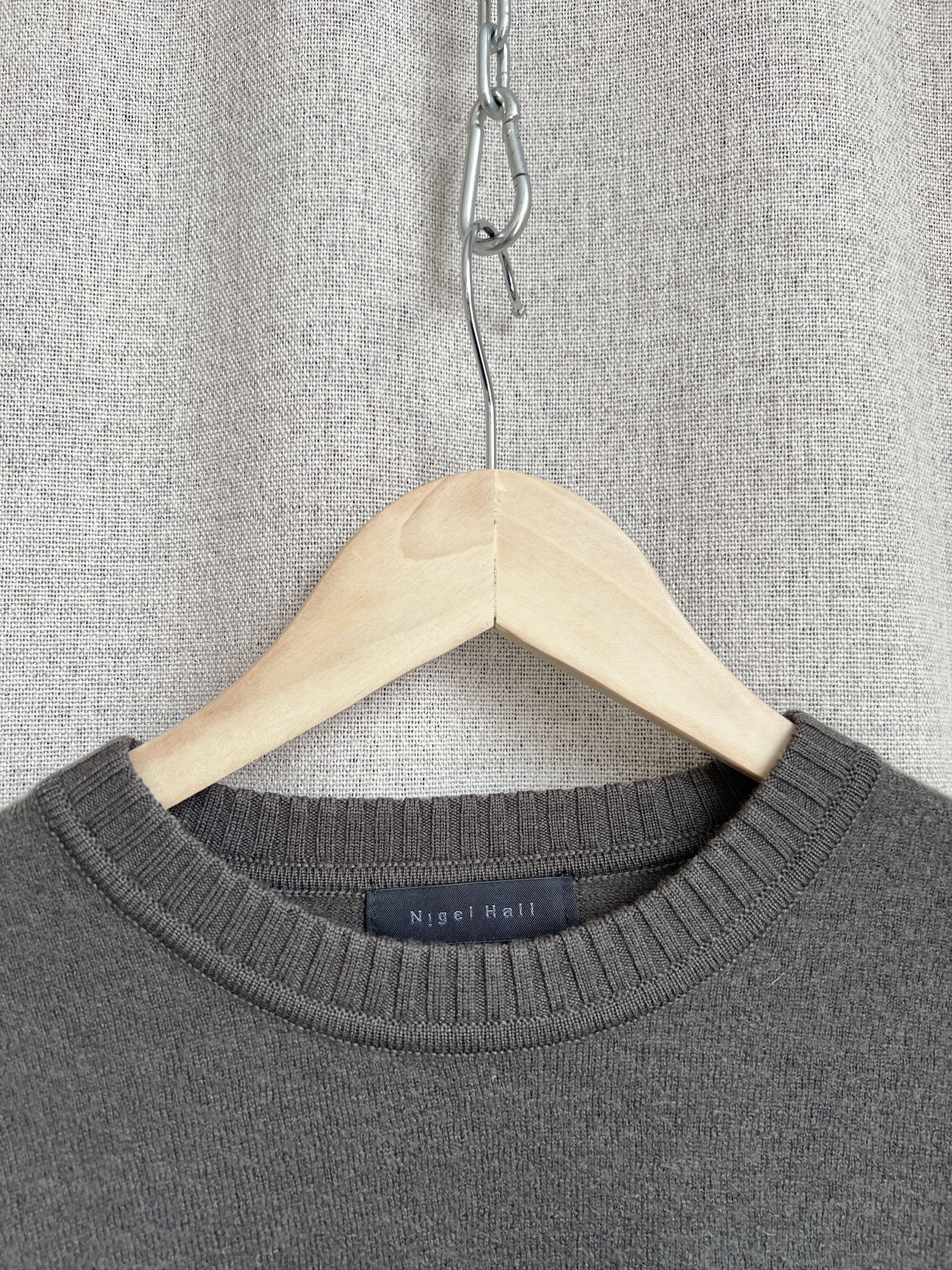 Vintage Nigel Hall Raw Wool Sweater Avant Garde Style Size US S / EU 44-46 / 1 - 7 Thumbnail