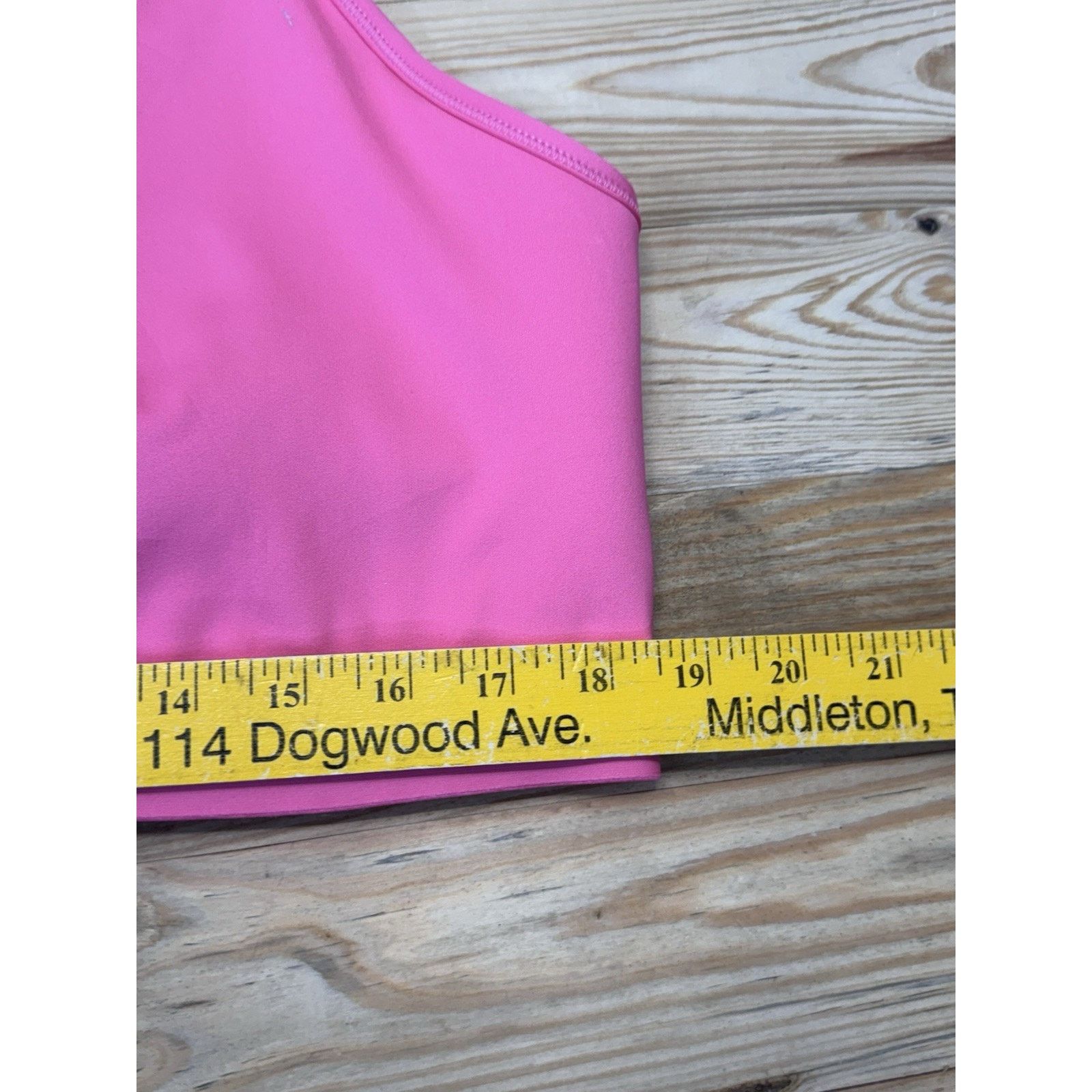 Avia AVIA Women Molded Cup Bra Size XXL (22) Hot Pink Hook Loop Size ONE SIZE - 6 Thumbnail