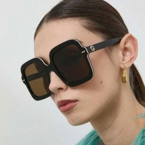 Gucci × Tom Ford × Vintage 00s Gucci Square Oversized Sunglasses