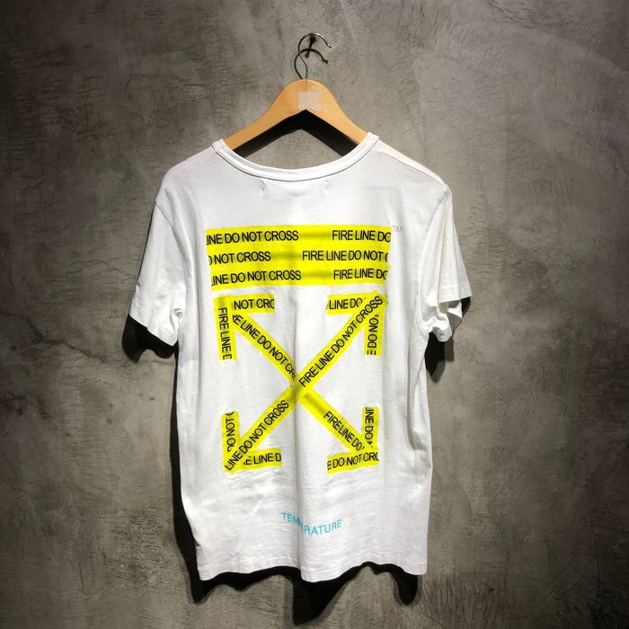 Off white shop tee firetape