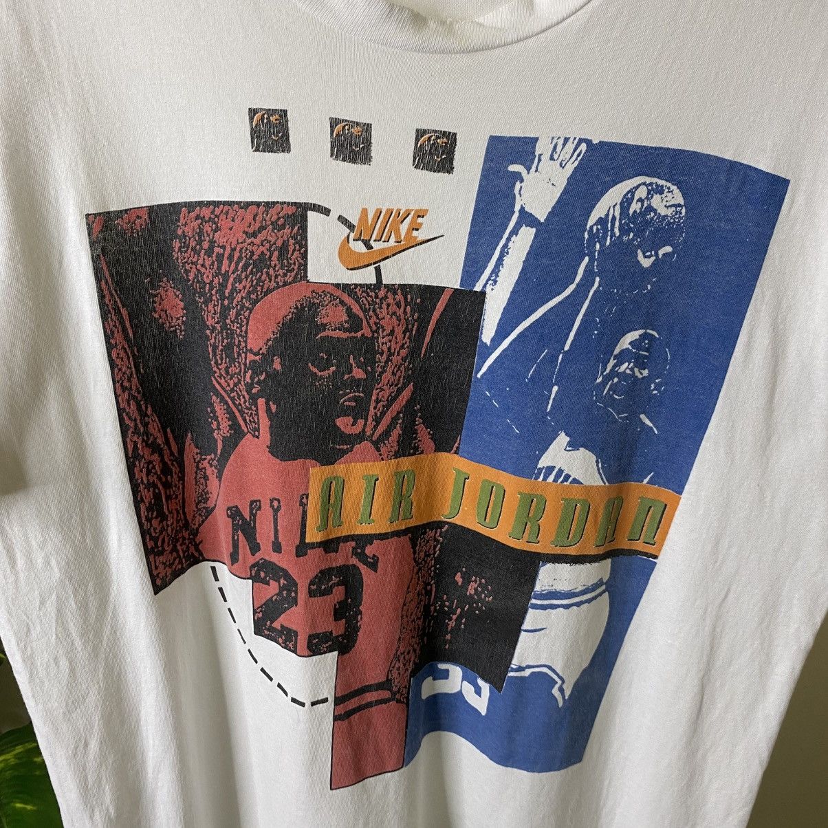 Nike Vintage 1990s Nike Air Jordan Michael Jordan T Shirt Size US XL / EU 56 / 4 - 2 Thumbnail