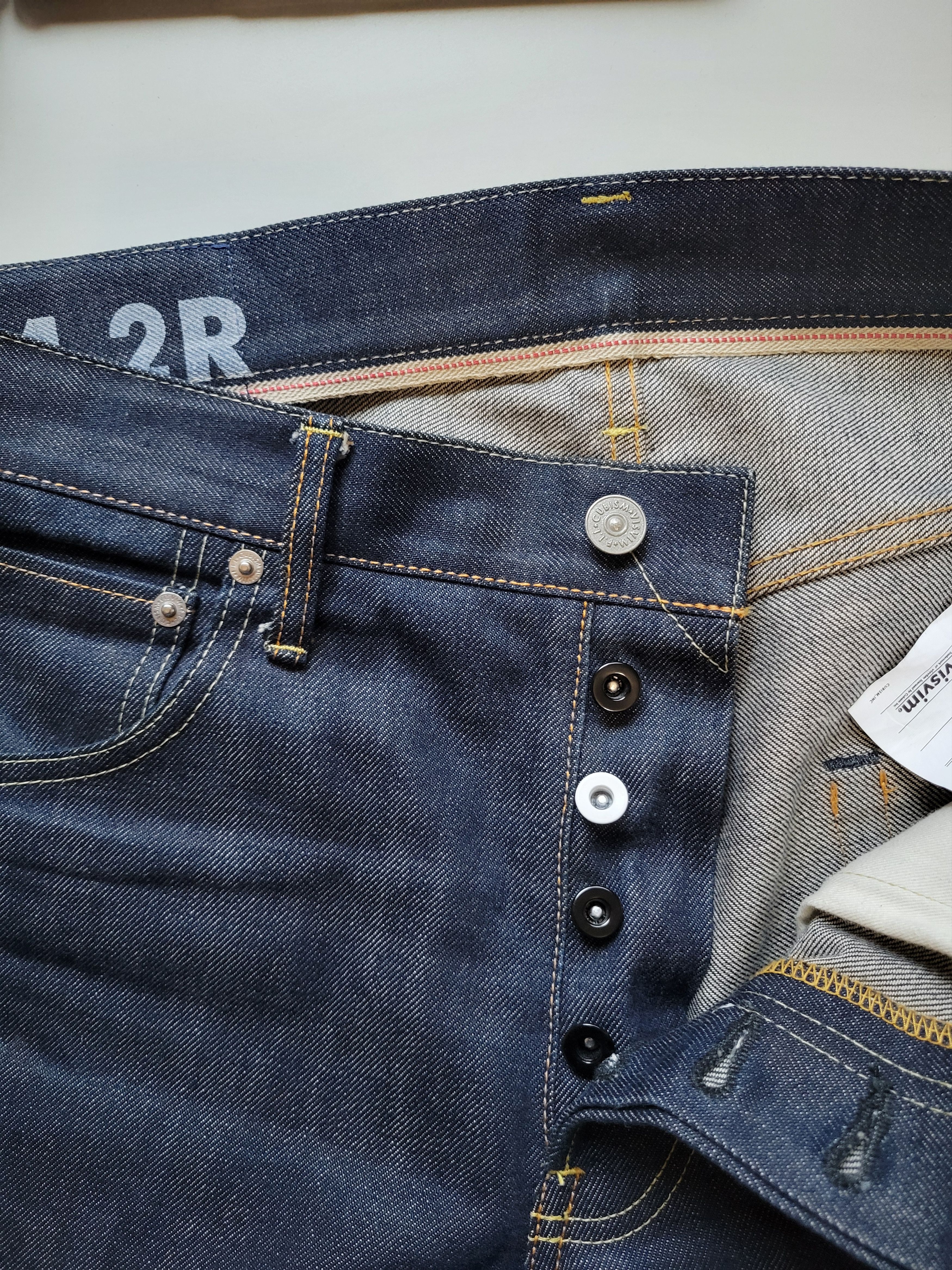 Visvim 01.2R/01 Slim Raw, Unwashed Denim Size US 30 / EU 46 - 7 Thumbnail