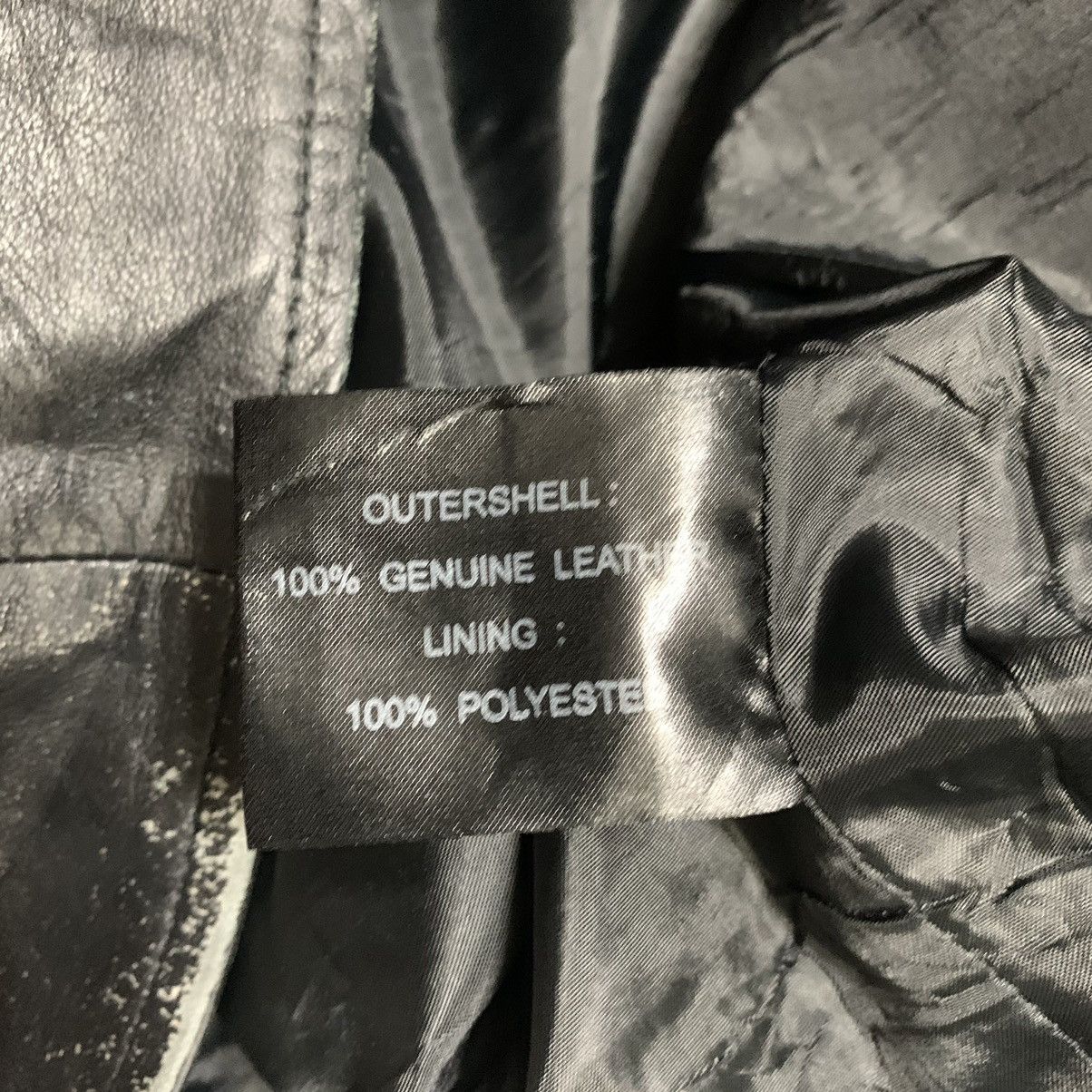 Other R Double Colar Leather Jacket Size US S / EU 44-46 / 1 - 16 Thumbnail