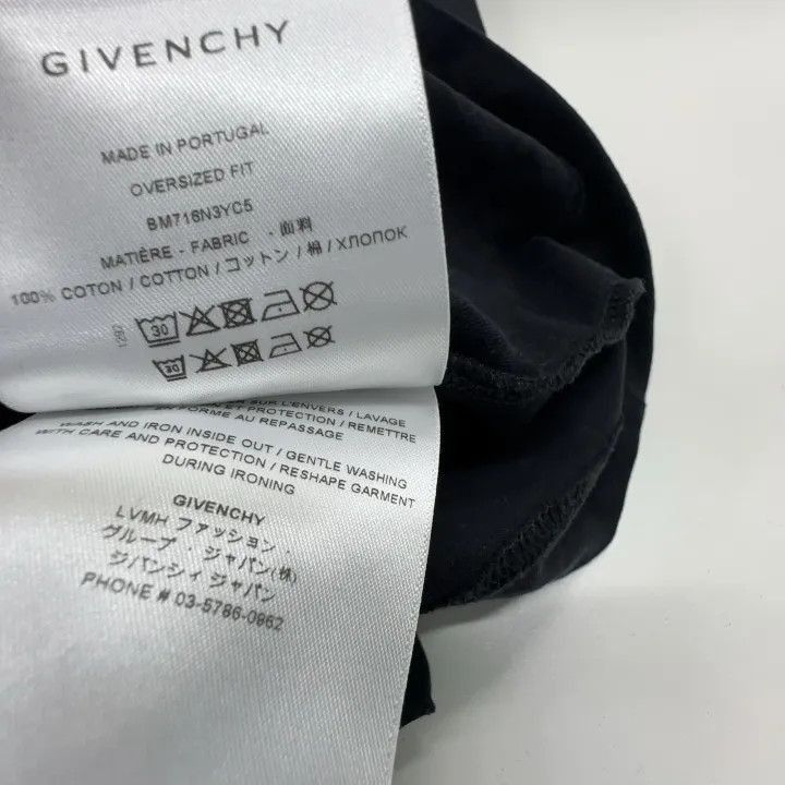 Givenchy Givenchy Givenchy Short Sleeve Logo TShirt for Men -2507 Size US L / EU 52-54 / 3 - 3 Thumbnail