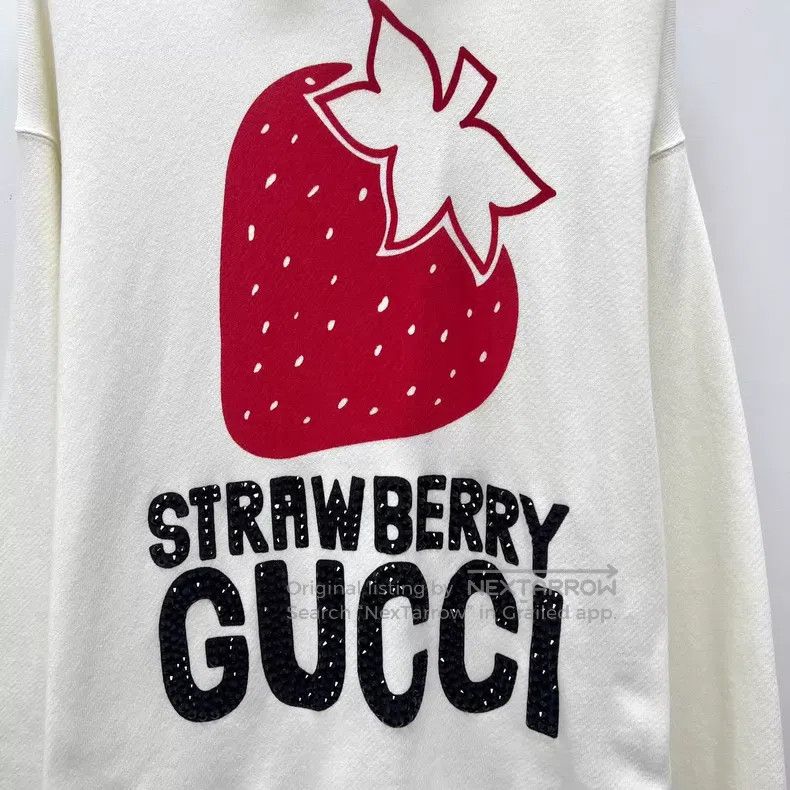 Gucci Gucci Beige logo pattern hooded long-sleeved sweatshirt Size US M / EU 48-50 / 2 - 4 Thumbnail