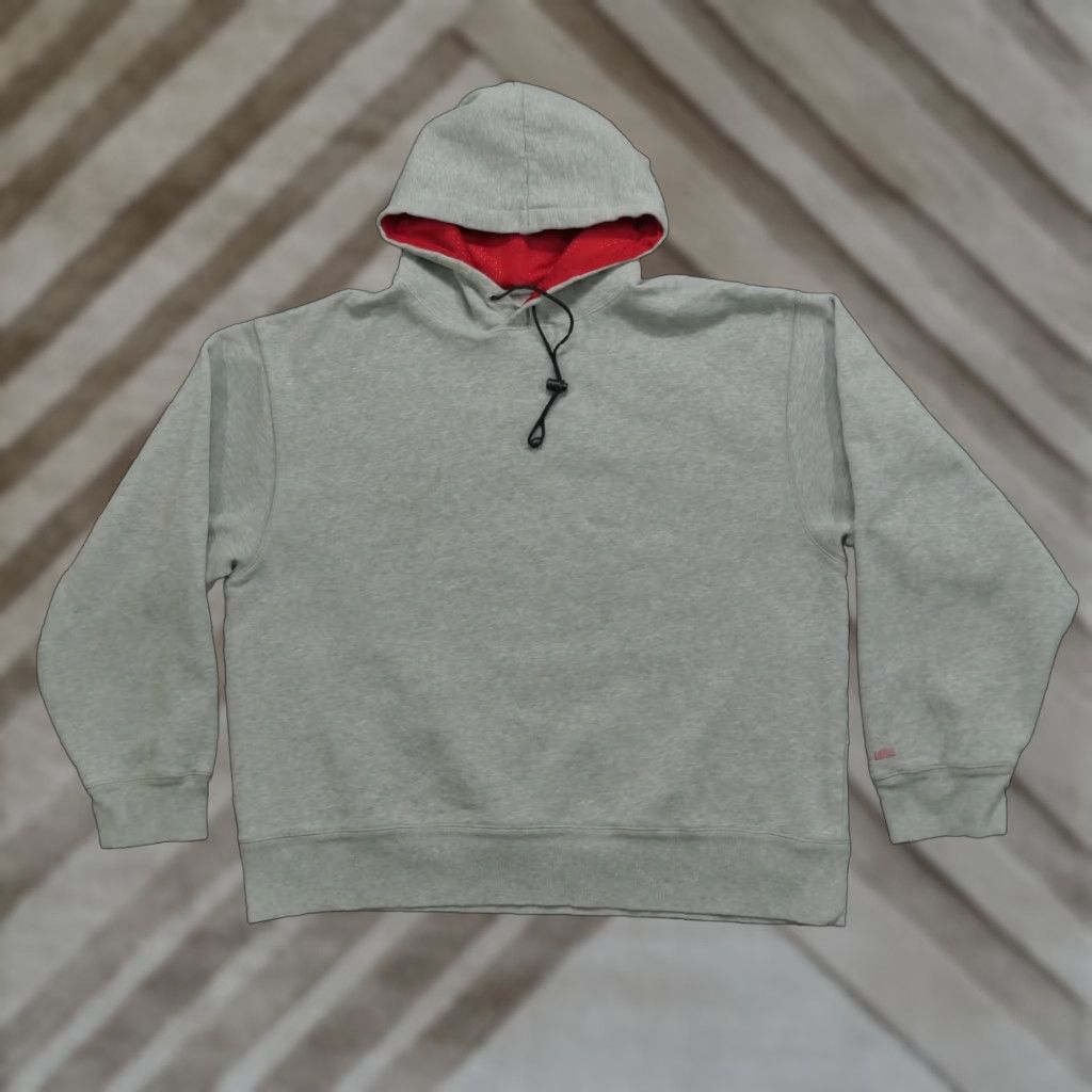 Gap VINTAGE Gap Hoodie Mens Pullover XL Grey Hooded Logo Boxy 2000s Y2K Size US XL / EU 56 / 4 - 1 Thumbnail