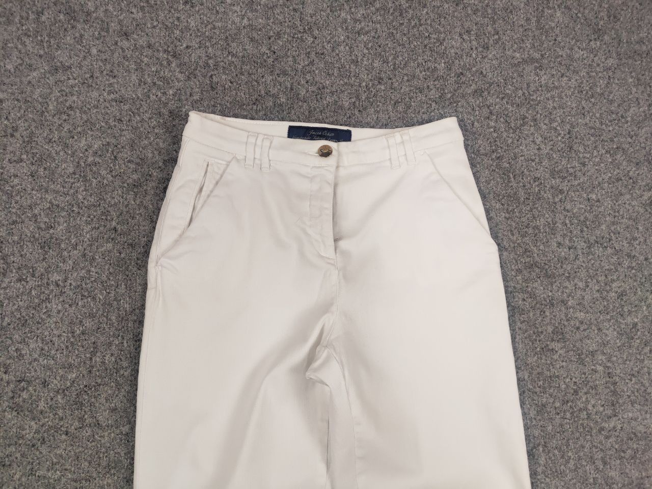 Jacob Cohen Jacob Cohen Italy Design Brenda Ankle White Trouser Pants Size 25" / US 0 / IT 36 - 4 Thumbnail