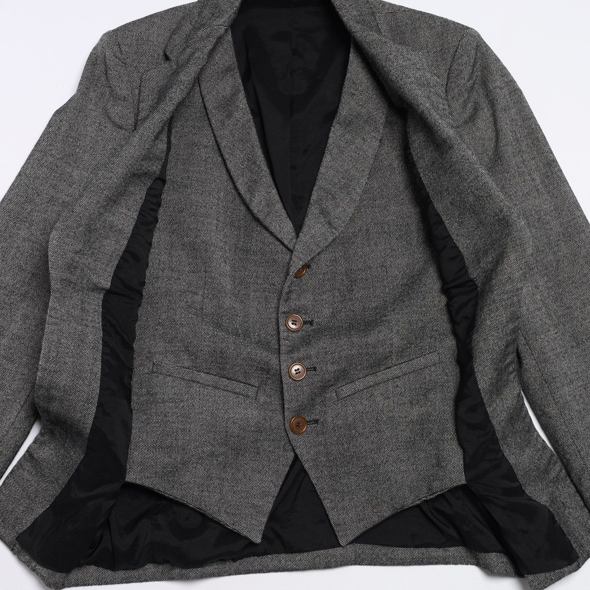 Vivienne Westwood Vivienne Westwood MAN London Wool Grey Blazer Jacket Vest Size 38R - 8 Thumbnail
