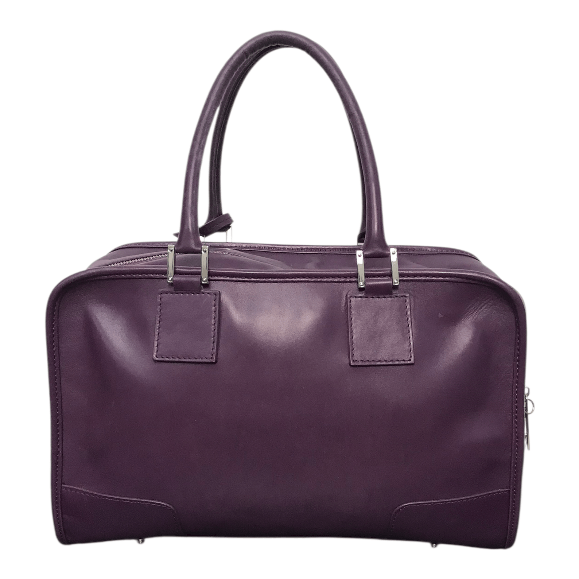 Loewe Loewe Purple Leather HandBag Size ONE SIZE - 4 Thumbnail