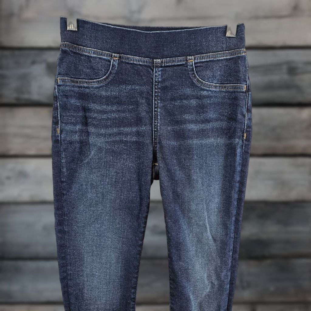 Madewell Madewell Womens Pull On Skinny Jeans Sz 25P Blue Mid Rise Cotton Blend Denim 25P Jeans Womens Mens Womens Boys Girls Size 42" / US 20 - 1 Thumbnail