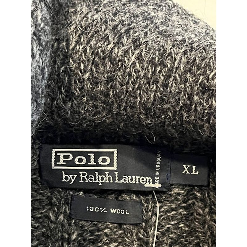 Polo Ralph Lauren NWT VTG NOS Ralph Lauren Sweater Marbled Cowl Neck Button Size US XL / EU 56 / 4 - 3 Thumbnail