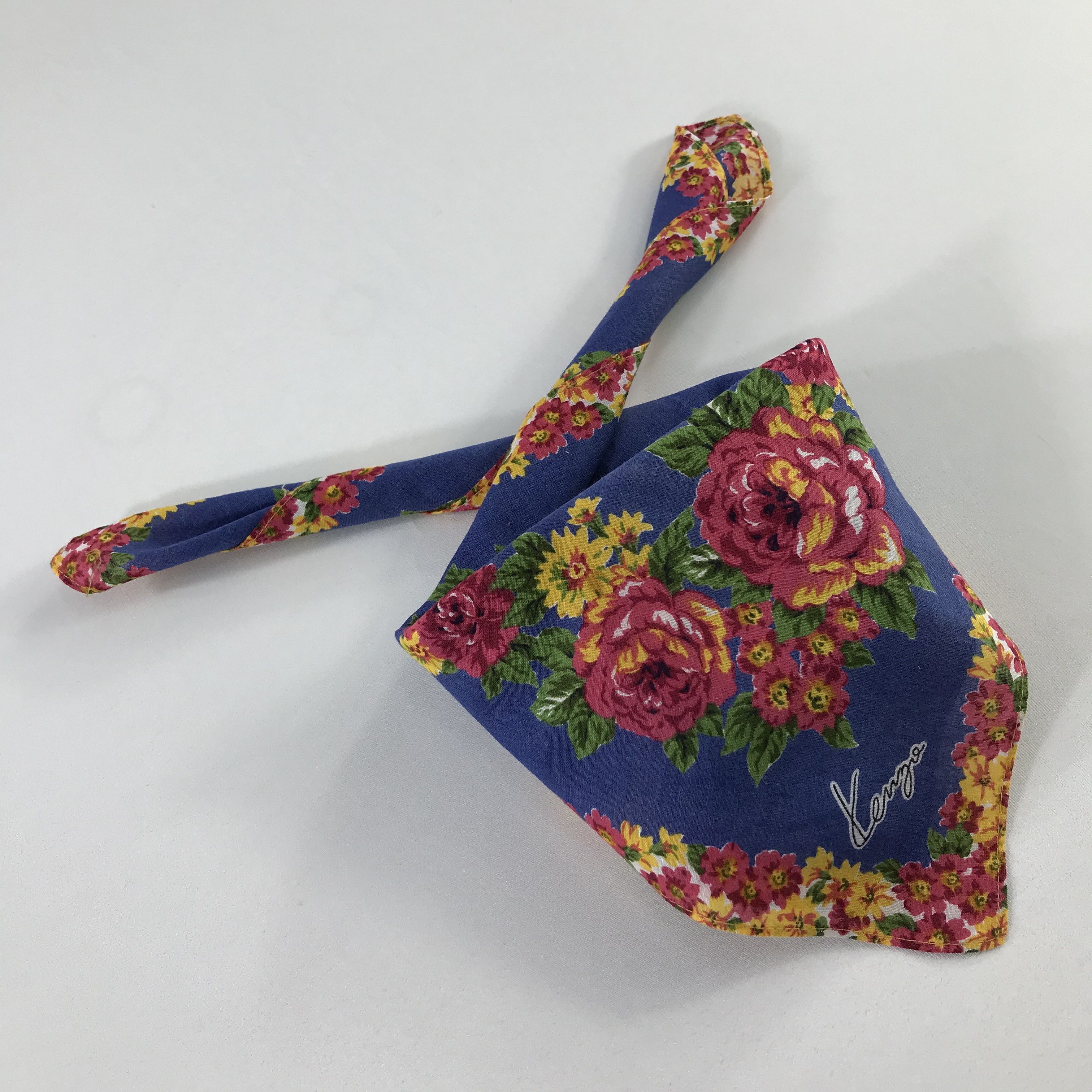 Kenzo × Vintage Kenzo Bandana / Handkerchief / Neckerchief - S945 Size ONE SIZE - 4 Thumbnail