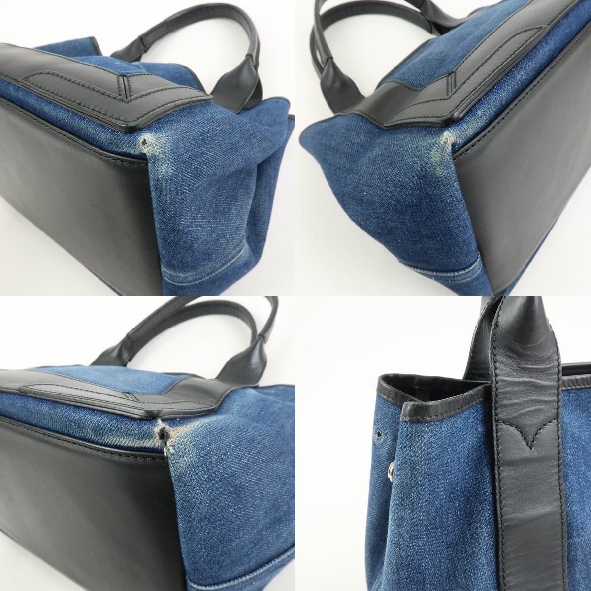 Balenciaga Balenciaga Cabas Small Tote Denim Blue Size ONE SIZE - 5 Thumbnail