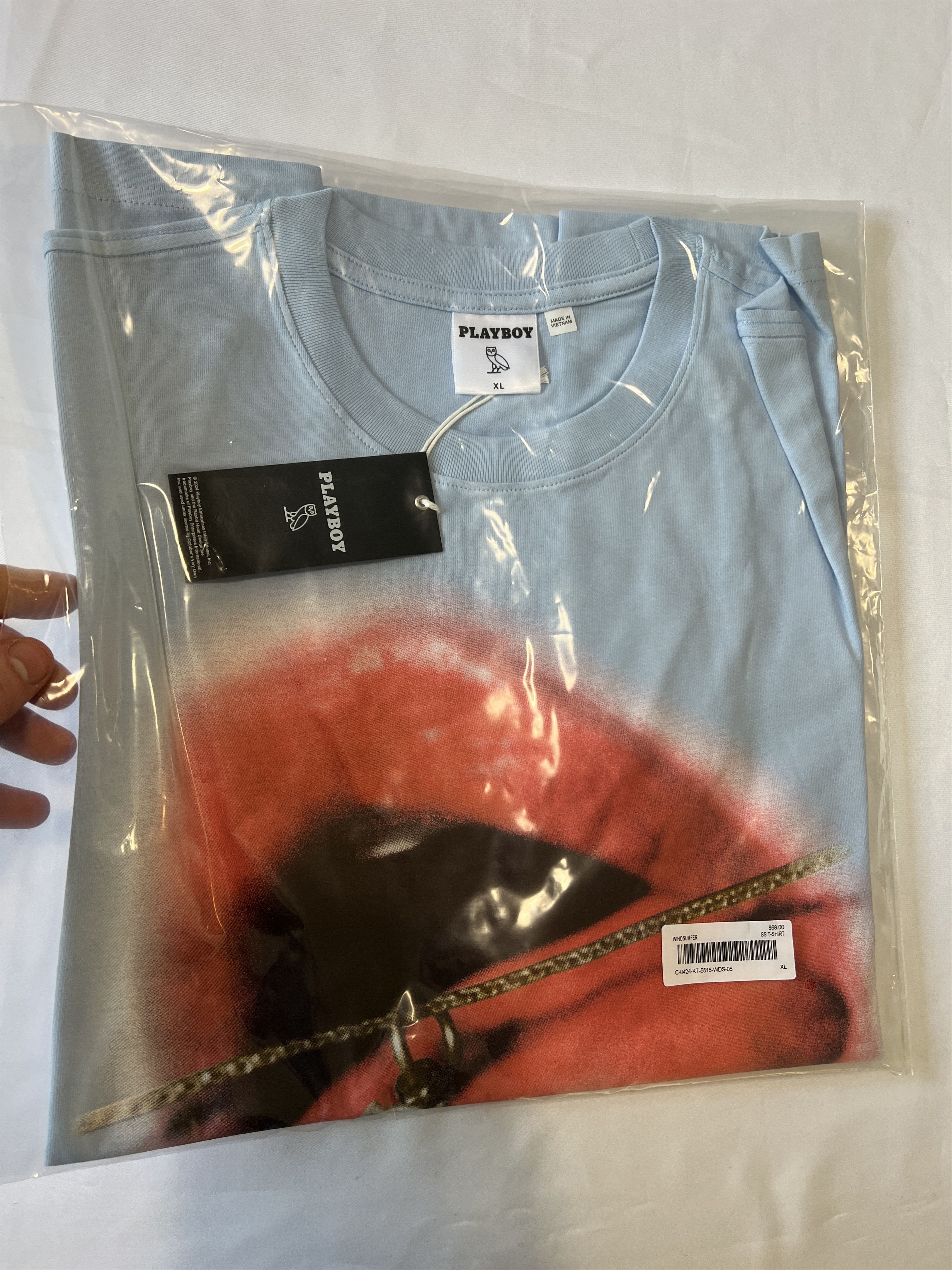 Drake OVO x PLAYBOY PENDANT T-SHIRT Size US XL / EU 56 / 4 - 2 Thumbnail