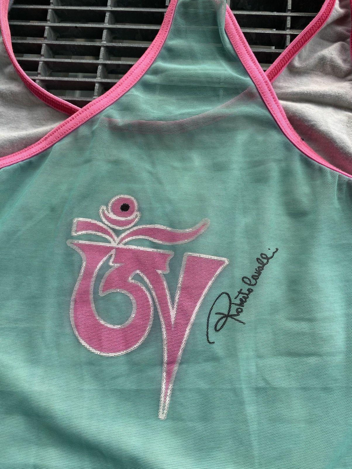 Roberto Cavalli Vintage Roberto Cavalli Shiva Y2K Streetwear Tank Top Size L / US 10 / IT 46 - 11 Thumbnail