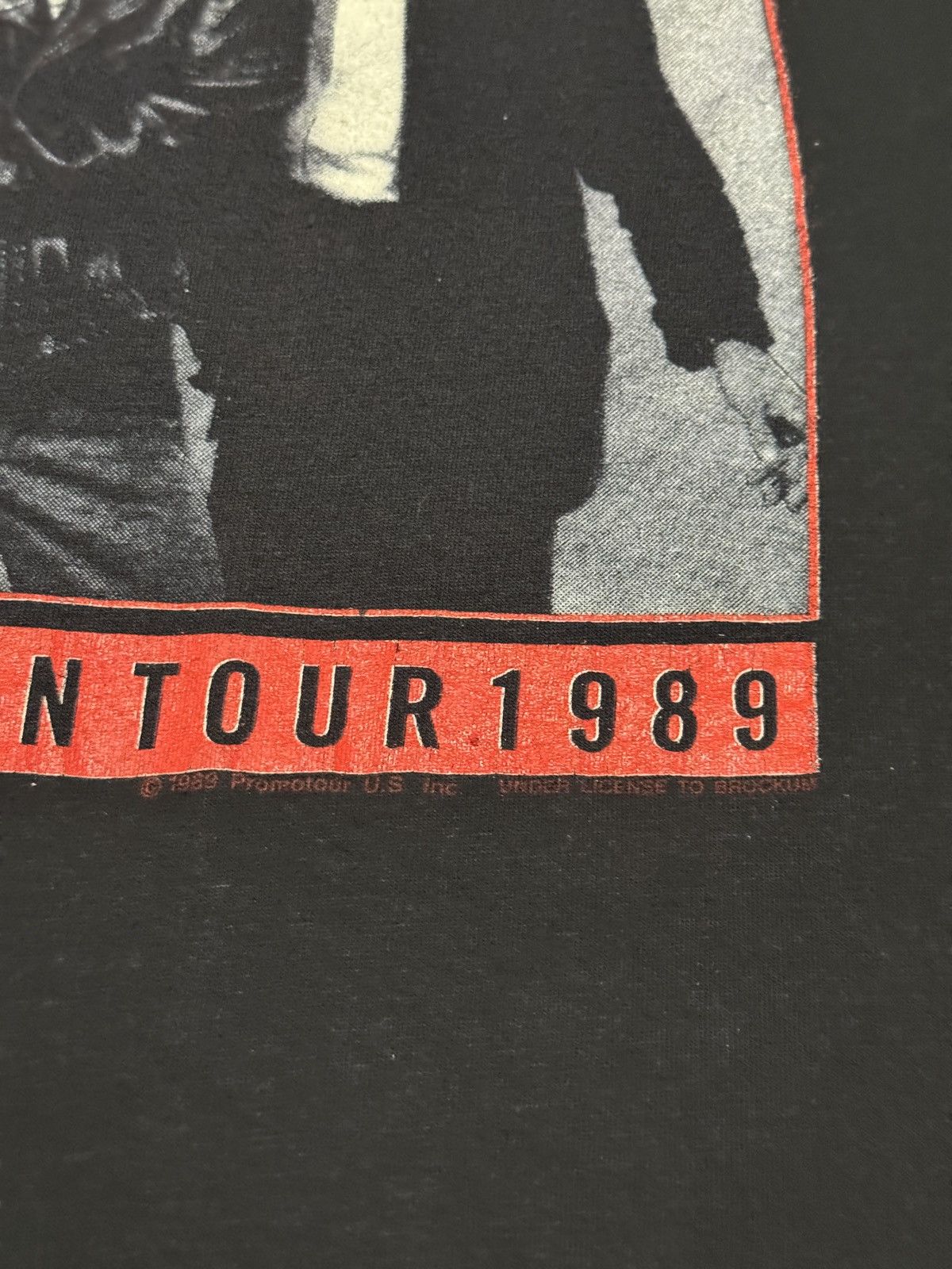 Brockum Vintage 80s Rolling Stones 21x28 Concert L/XL T Shirt Size US L / EU 52-54 / 3 - 6 Thumbnail