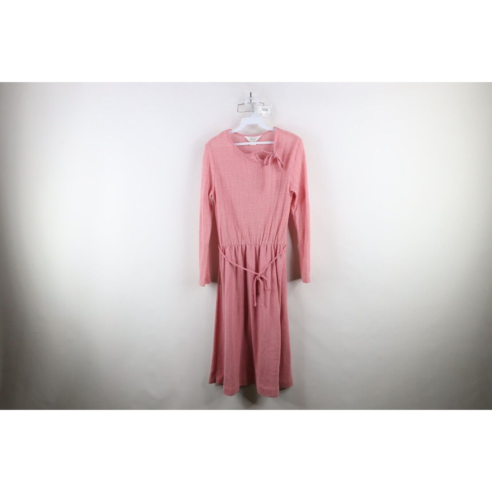 Vintage Vintage 70s Streetwear Distressed Crochet Knit Dress Size XXL / US 16-18 / IT 52-54 - 1 Thumbnail