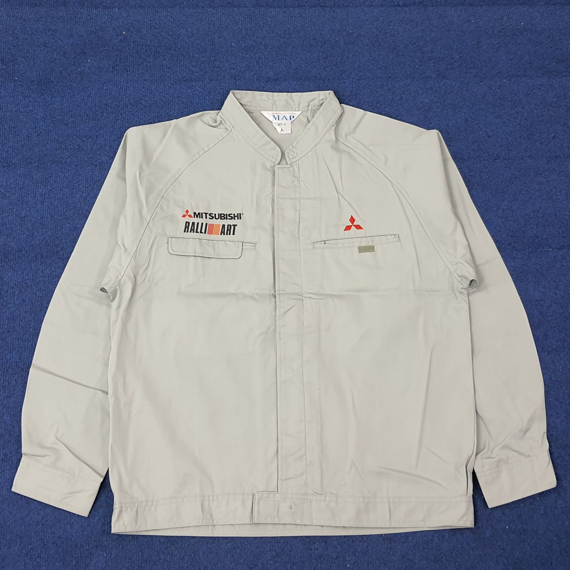 Japanese Brand Vintage Mitsubishi RalliArt Racing Sports Jacket C246N22 Size US M / EU 48-50 / 2 - 2 Thumbnail