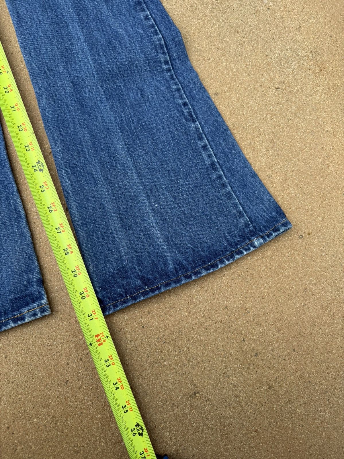 Levi's Vtg 70’s Levi’s 646 Orange Tab Bellbottom Flare Jeans 30x31 Size US 30 / EU 46 - 10 Thumbnail