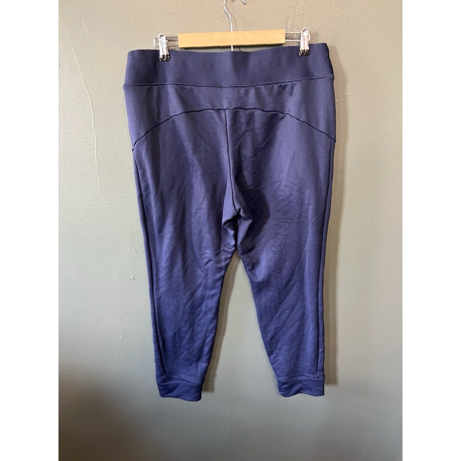 Under Armour Under Armour Womens Blue Cropped Athletic Pants XL Drawstring Size 40" / US 18 - 2 Thumbnail