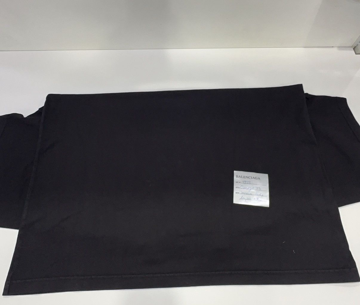 Balenciaga Balenciaga black cotton oversized t-shirt Size US M / EU 48-50 / 2 - 9 Thumbnail
