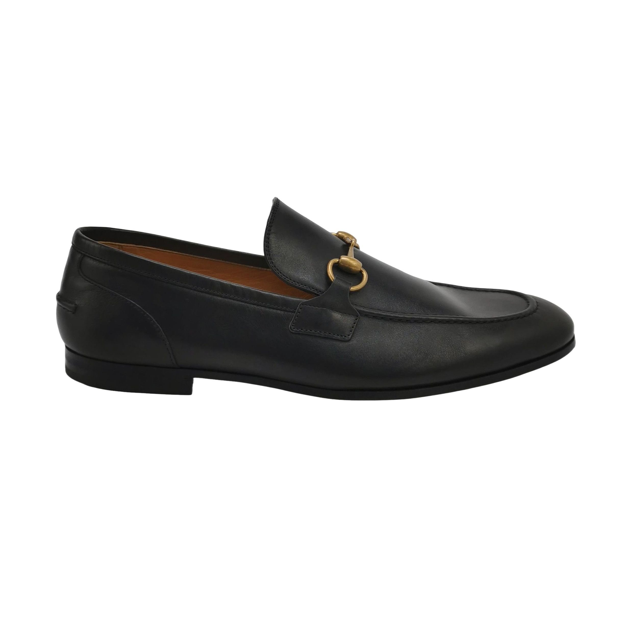 Gucci Gucci Jordaan Leather Horsebit Loafers EU 43 Size US 10 / EU 43 - 1 Thumbnail