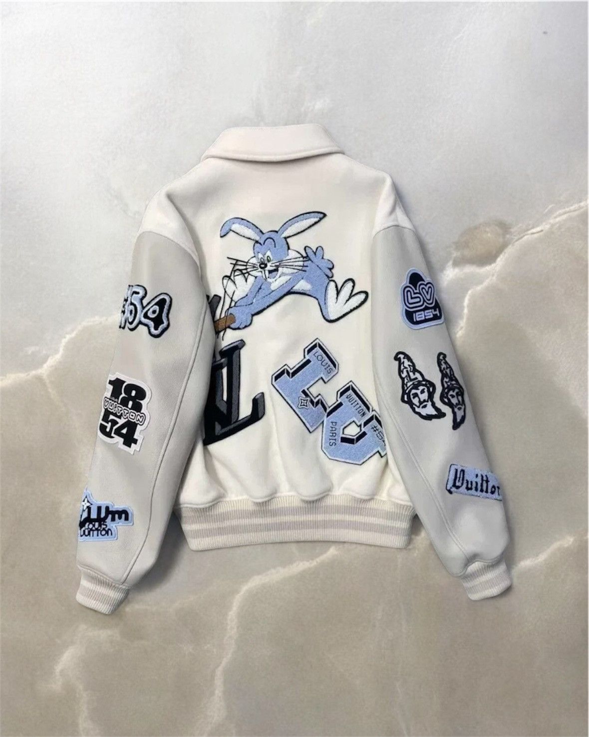 Louis Vuitton Louis Vuitton Multi Patches Leather Varsity Jacket Size US L / EU 52-54 / 3 - 2 Thumbnail
