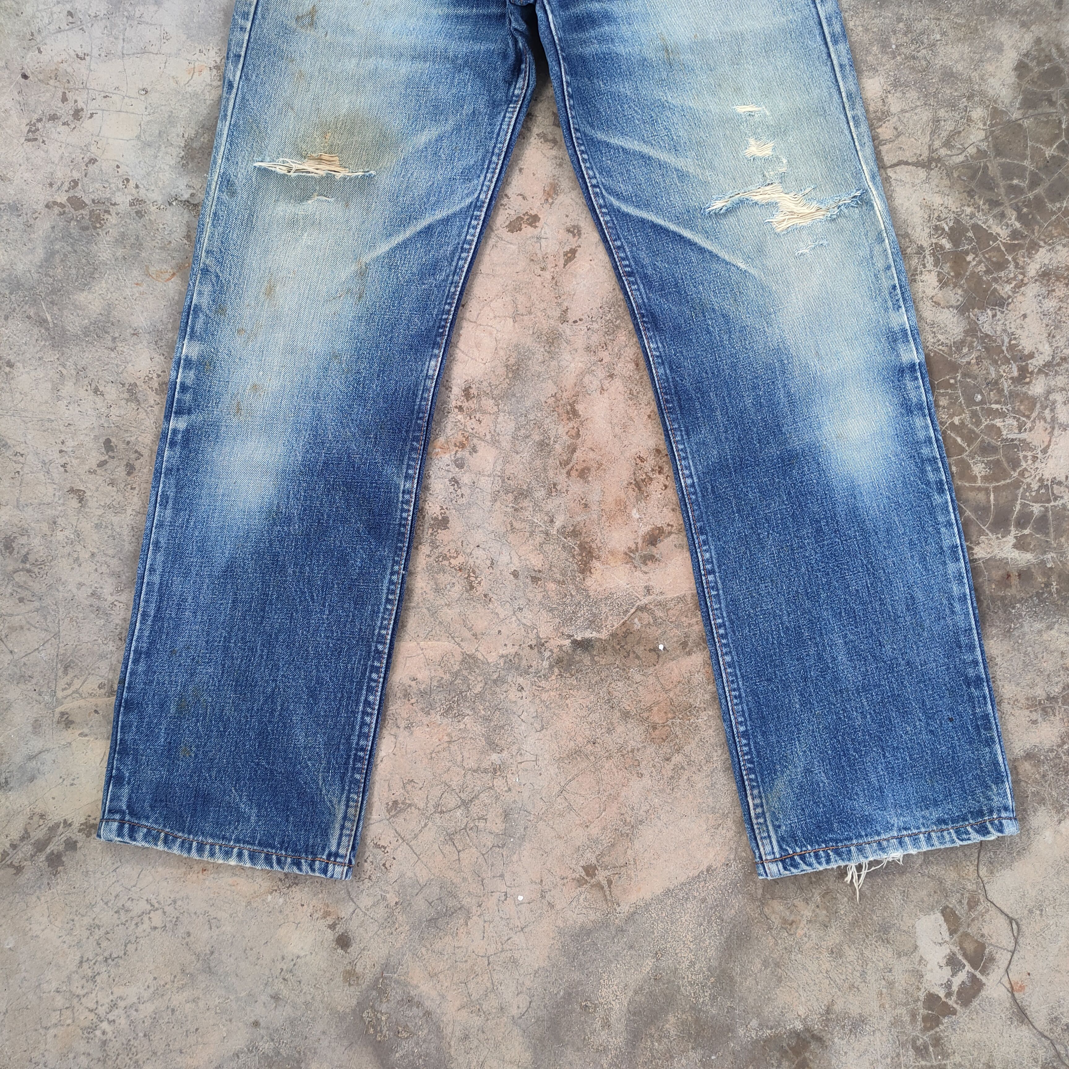 Levi's Vintage Clothing W30 VINTAGE LEVI'S 508 FADED DISTRESSED JEAN DENIM PANTS Size US 30 / EU 46 - 4 Thumbnail