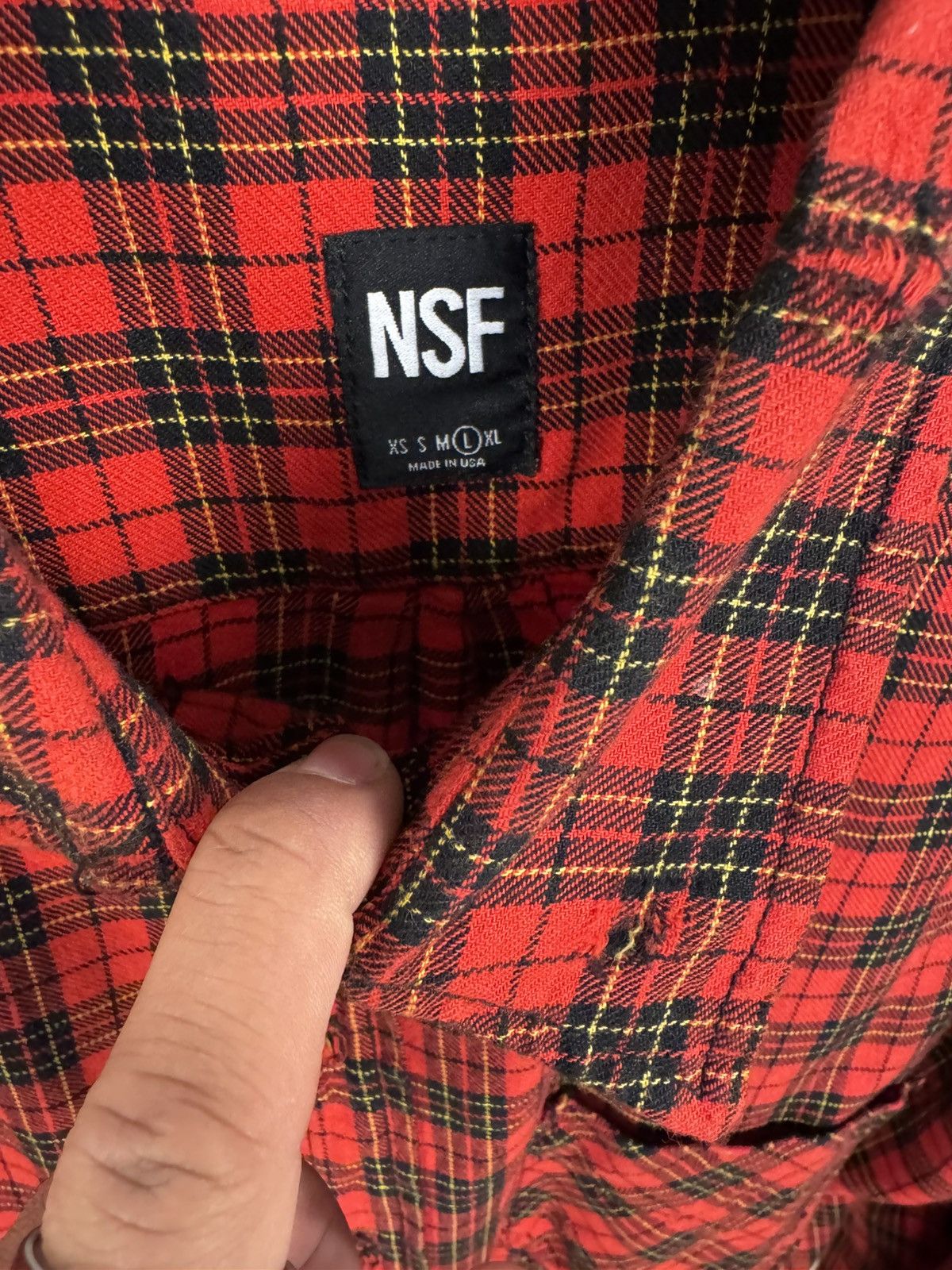 NSF Plaid Shirt Size US L / EU 52-54 / 3 - 5 Thumbnail