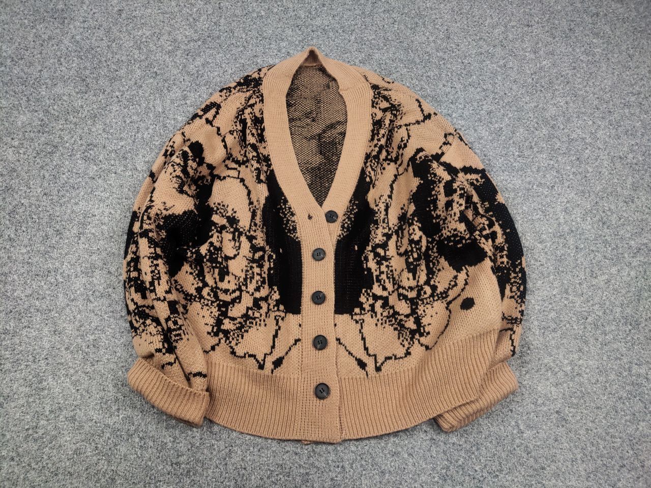 If Six Was Nine × Vintage Vintage Japan hysteric glamour Style Knit Pattern Cardigan Size US M / EU 48-50 / 2 - 2 Thumbnail