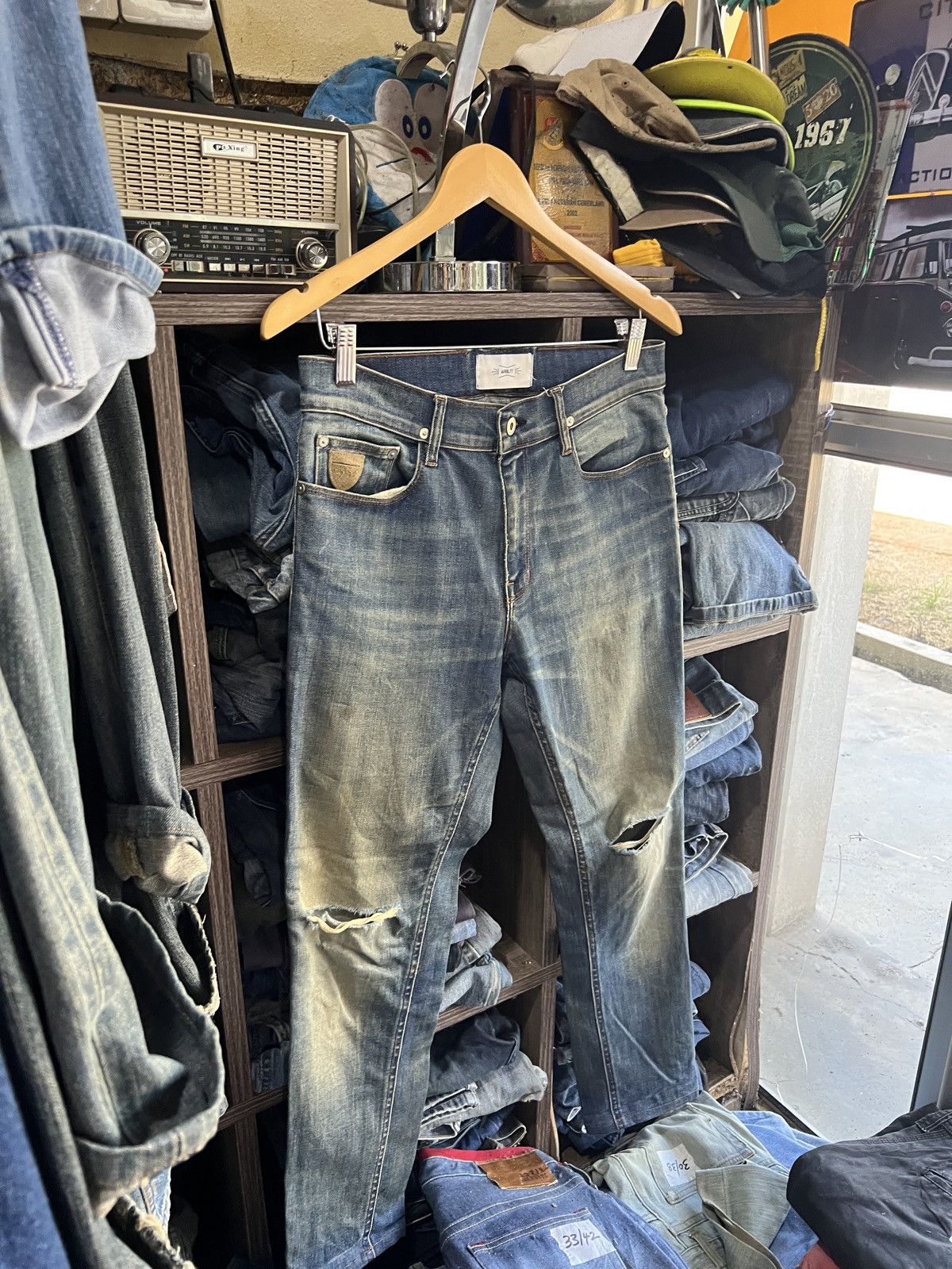 April 77 🔥April 77 Distressed Denim Size US 31 - 4 Thumbnail