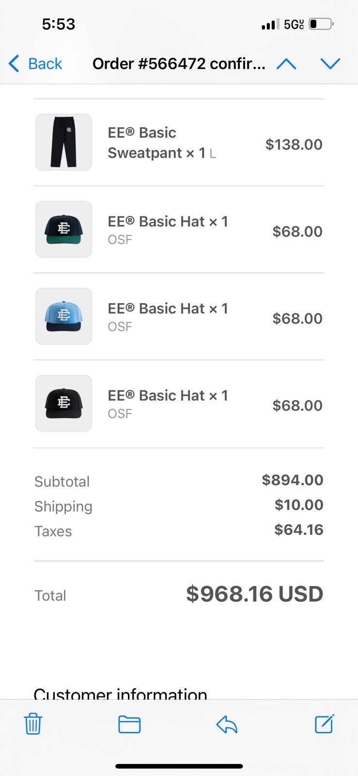 Eric Emanuel Eric Emanuel navy w green EE snapback hat Size ONE SIZE - 3 Thumbnail