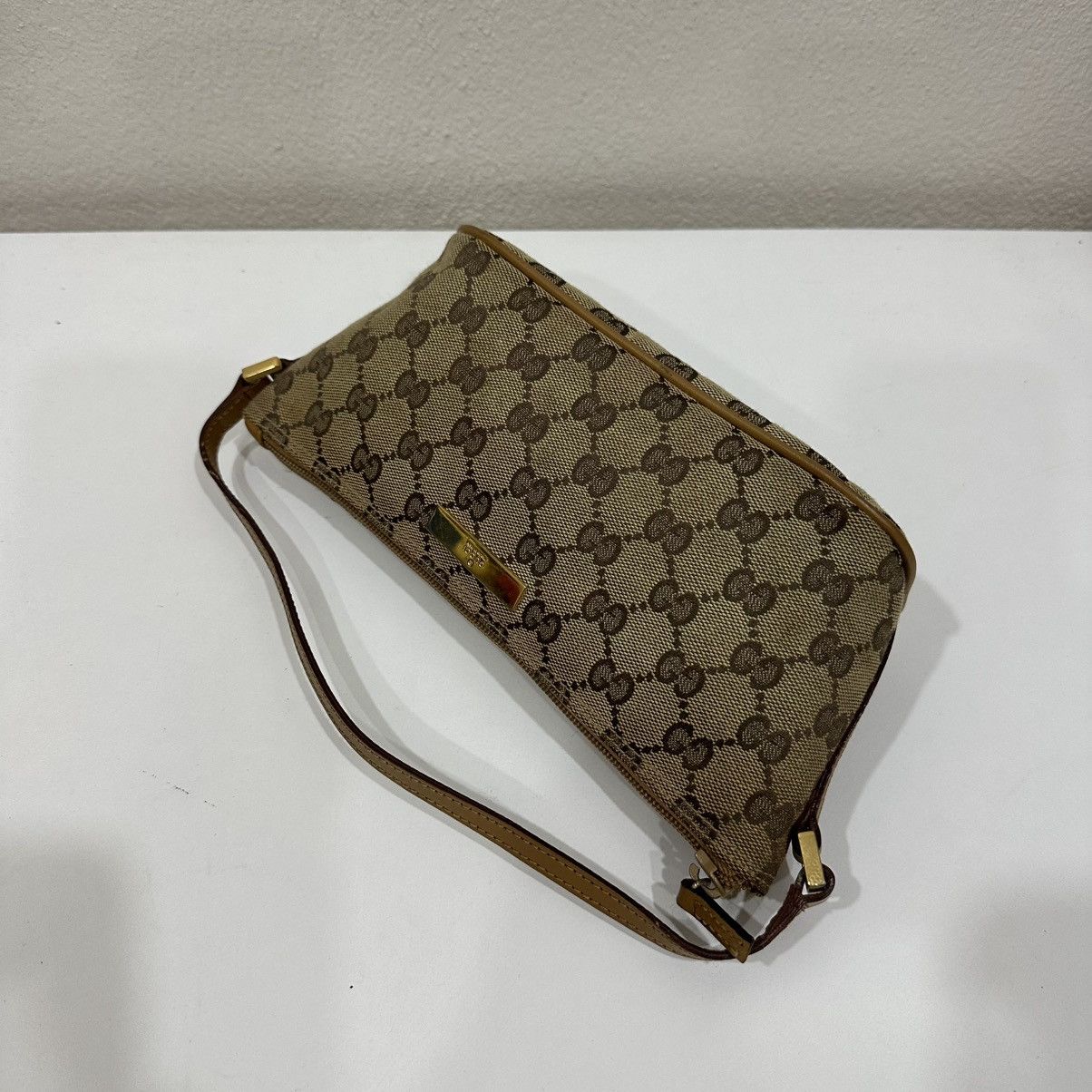 Gucci GUCCI BOAT GG CANVAS POCHETTE BAG 9 Size ONE SIZE - 12 Thumbnail