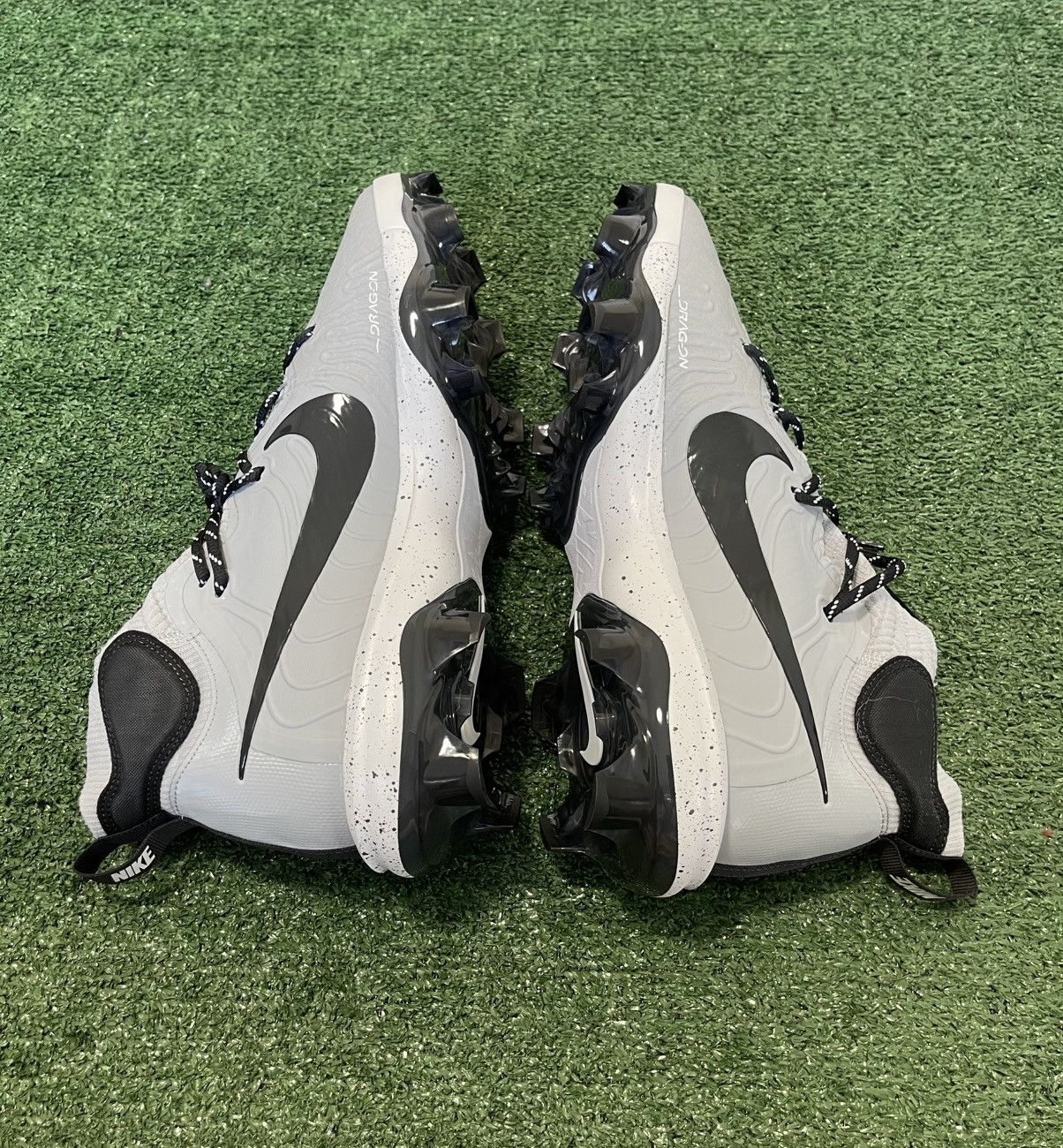 Nike Nike Alpha Huarache NXT MCS Mid Baseball Cleats Gray Black Size US 14 / EU 47 - 5 Thumbnail