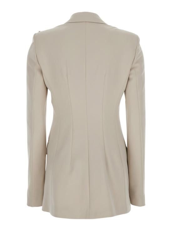 Sportmax SPORTMAX Women Suit Jackets 2512911011600001 Beige Size L / US 10 / IT 46 - 1 Thumbnail