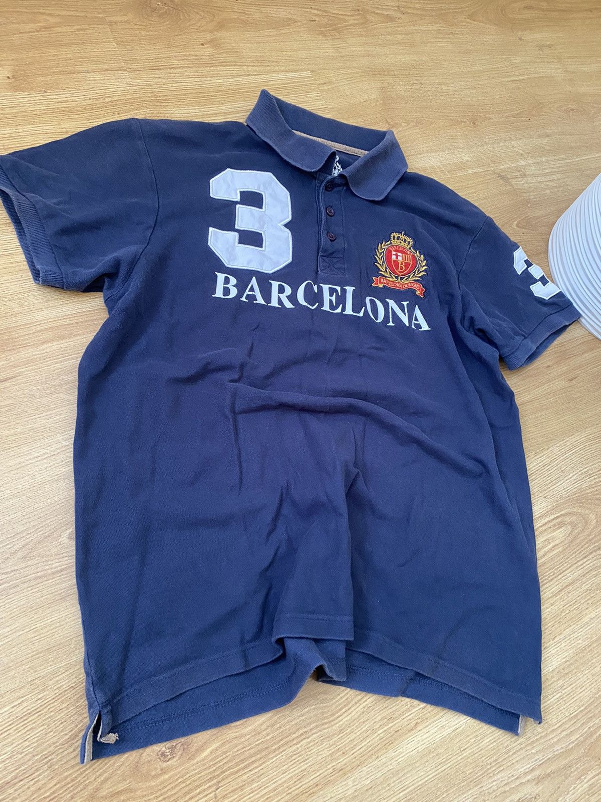 Japanese Brand × Vintage Vintage Polo Ralph Lauren style Barcelona distressed rugby Size US XL / EU 56 / 4 - 2 Thumbnail