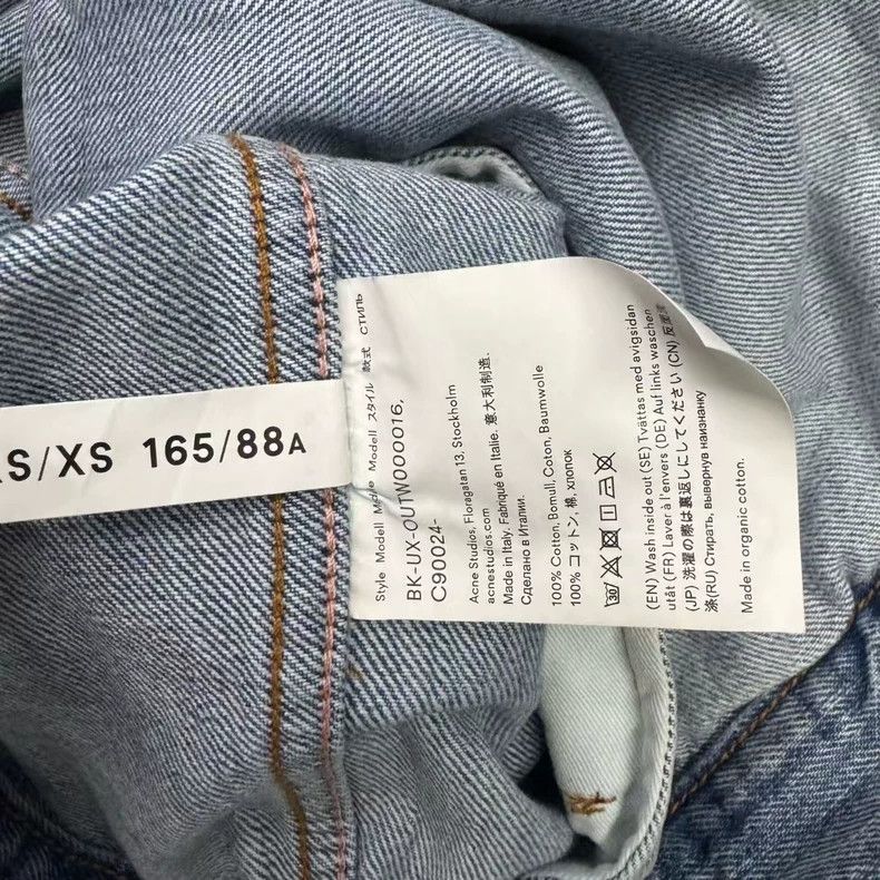 Acne Studios Acne Studios Washed blue denim jacket Size US XS / EU 42 / 0 - 4 Thumbnail