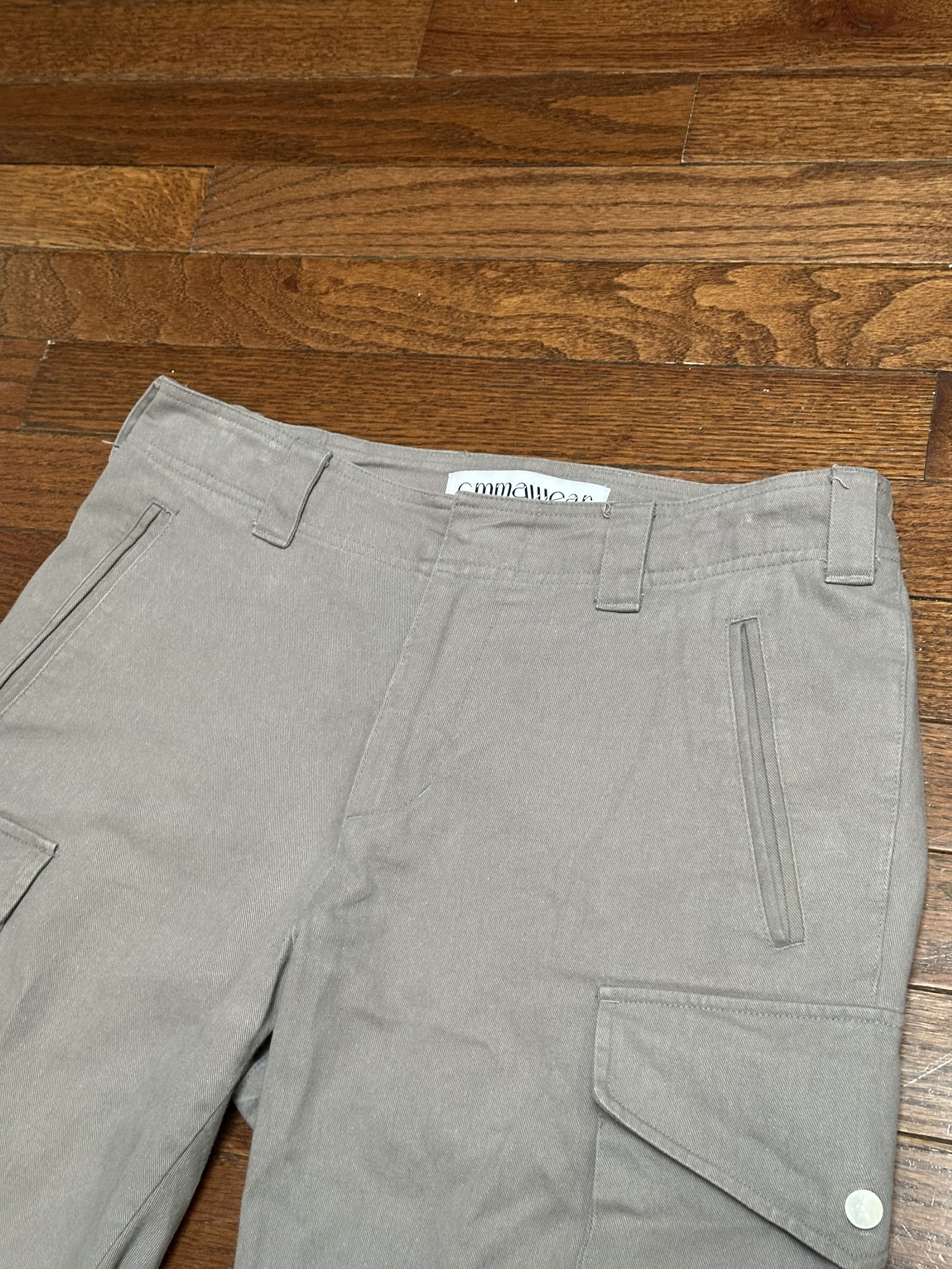 CMMAWEAR Cmmawear Grey Back-zip Cargo Pants Medium Size US 32 / EU 48 - 5 Thumbnail