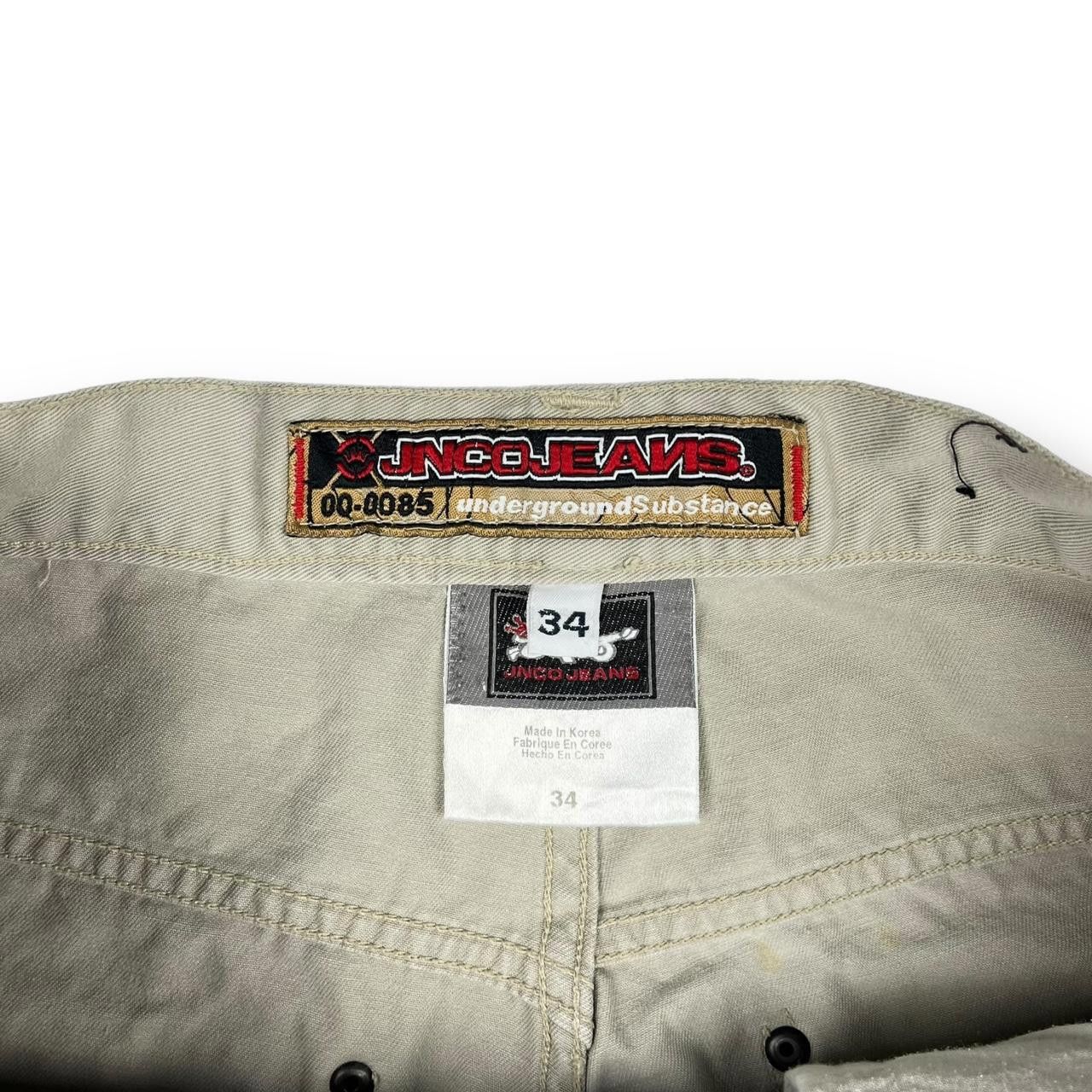 JNCO JNCO Men's Tan and Cream Shorts Size US 32 / EU 48 - 4 Thumbnail