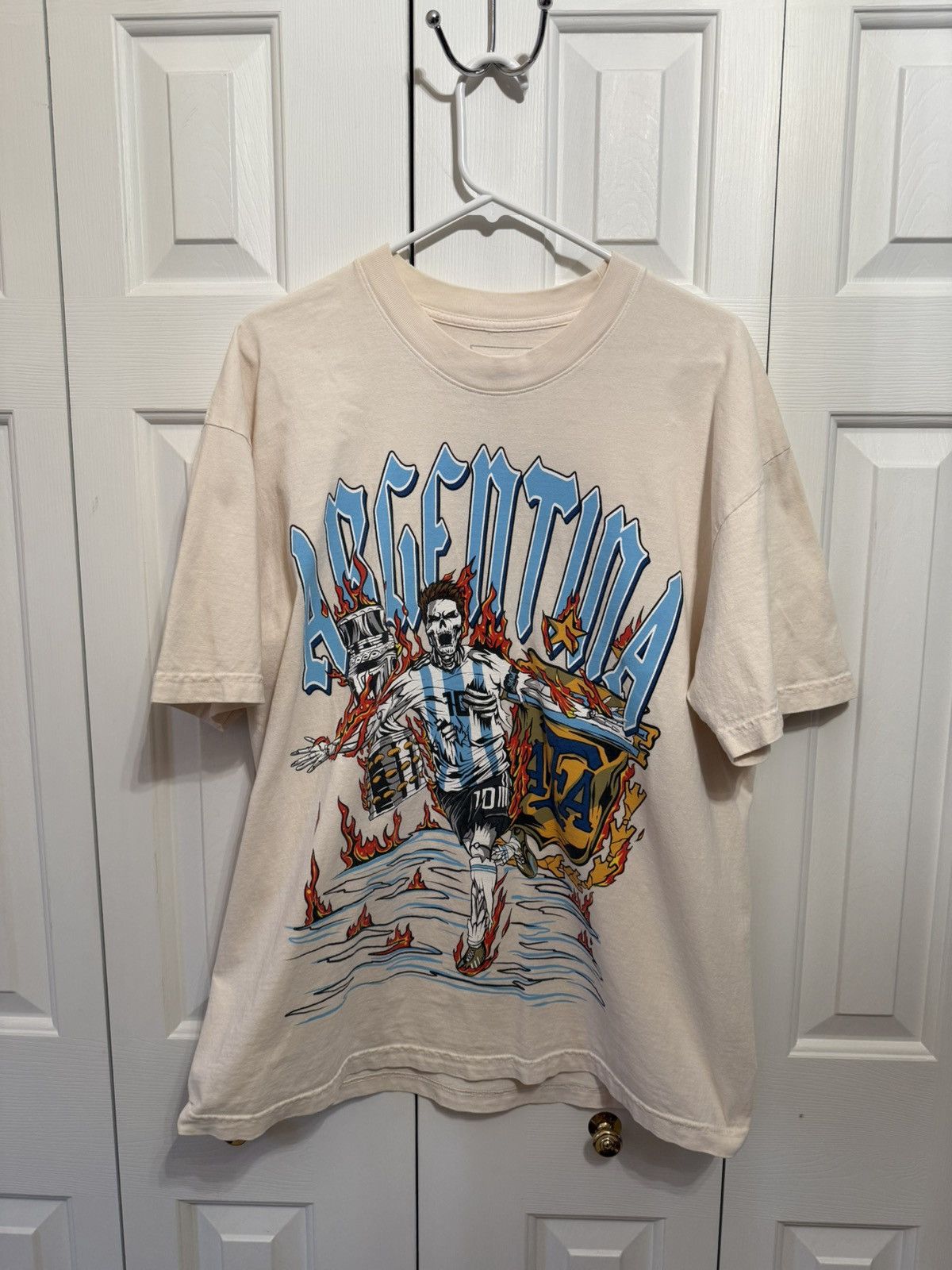 SANA Sana Argentina Messi T Shirt Size US L / EU 52-54 / 3 - 1 Thumbnail